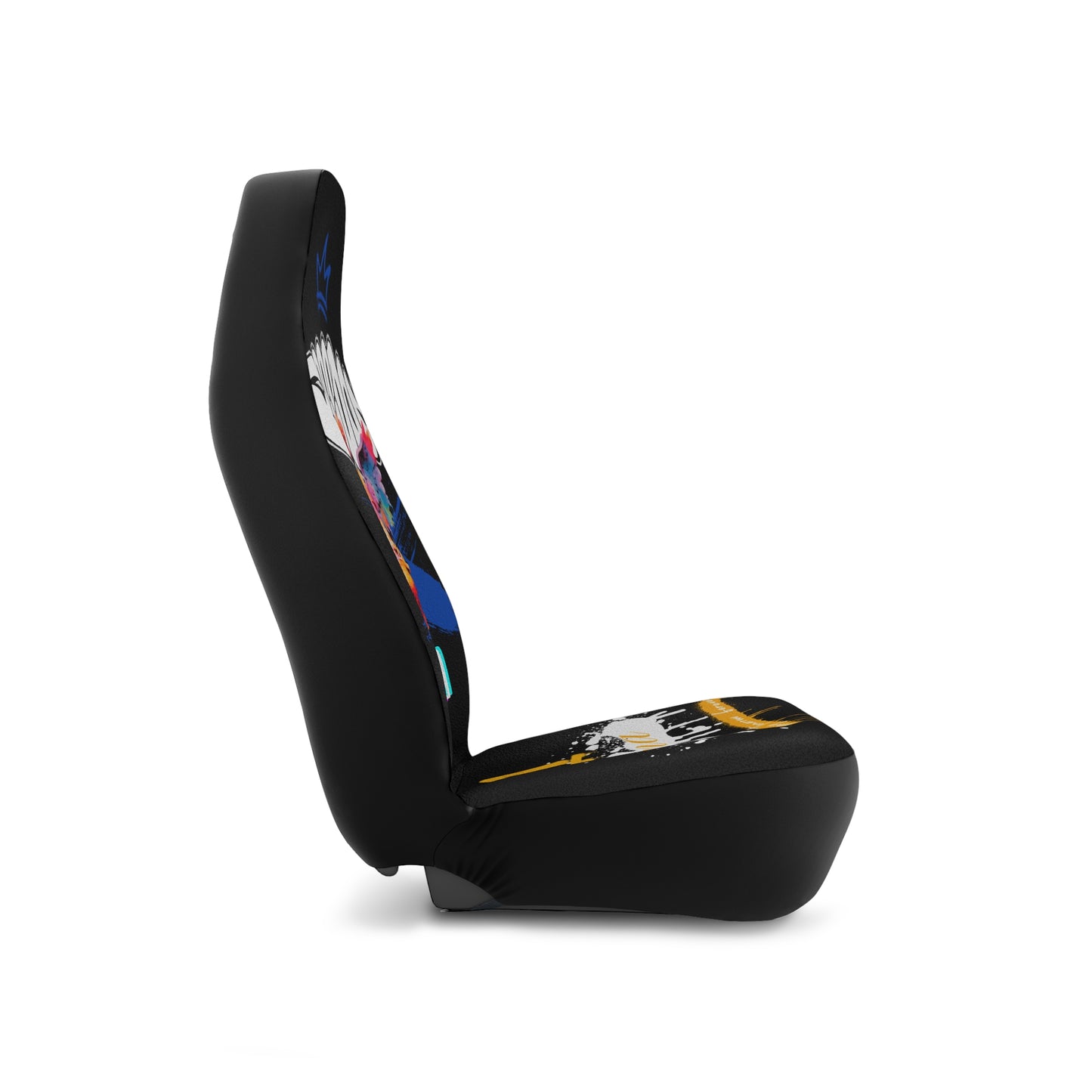 rotective car seat cover featuring a stylish pattern and easy installation for everyday use.