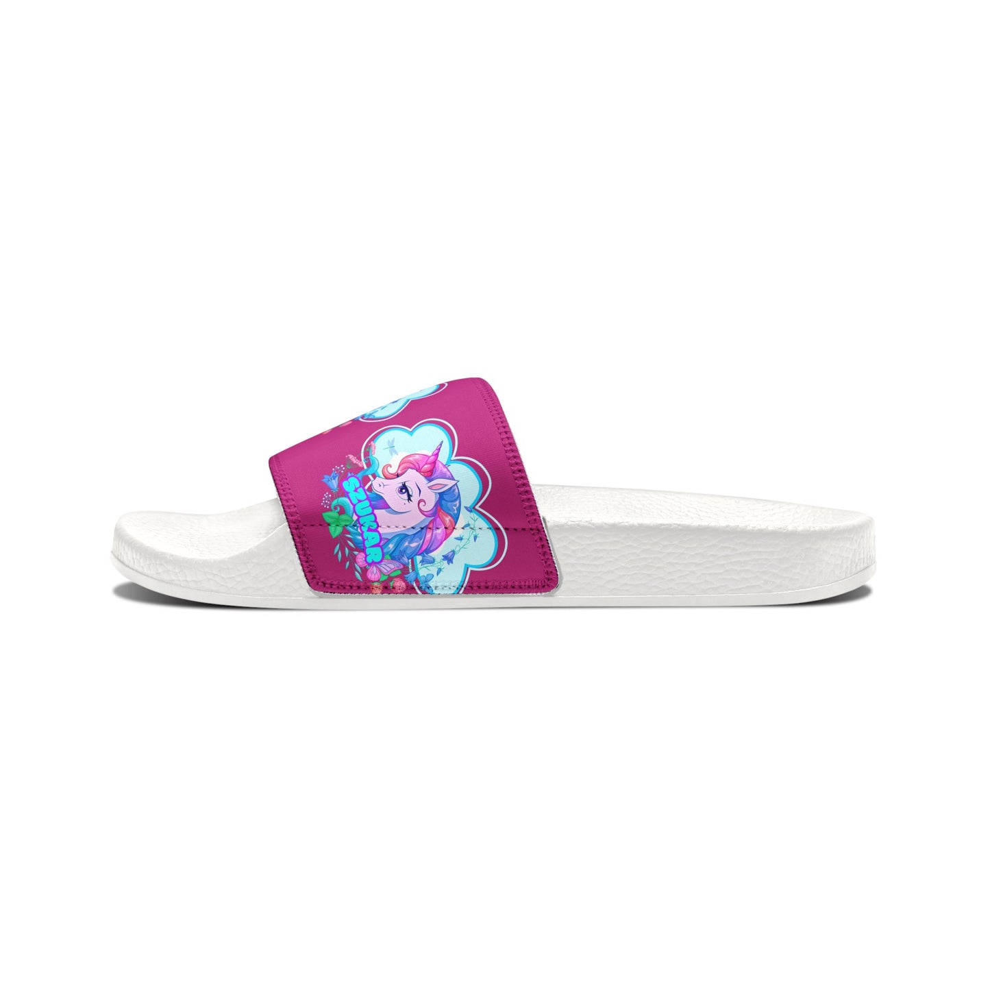 Soft slippers with a cushioned upper styled like a cozy rooftop cover.