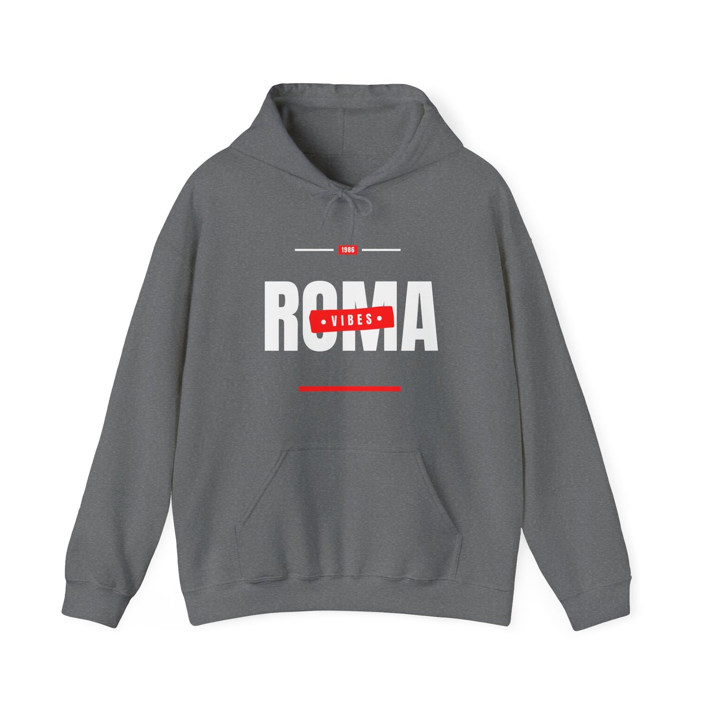 gray front hoodie roma design