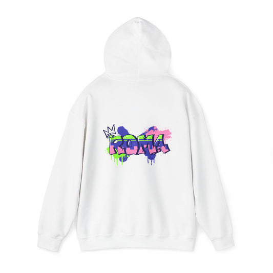 Relaxed-fit hoodie for men, featuring strong ROMA lettering that adds personality to any outfit.