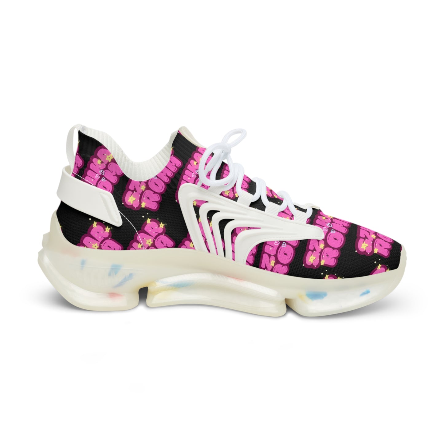 black pink szukar roma sketch design sneakers shoes