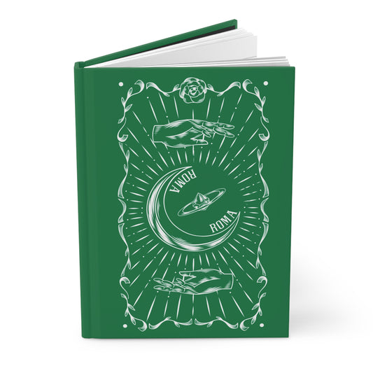 Green Color Journal Represents Roma