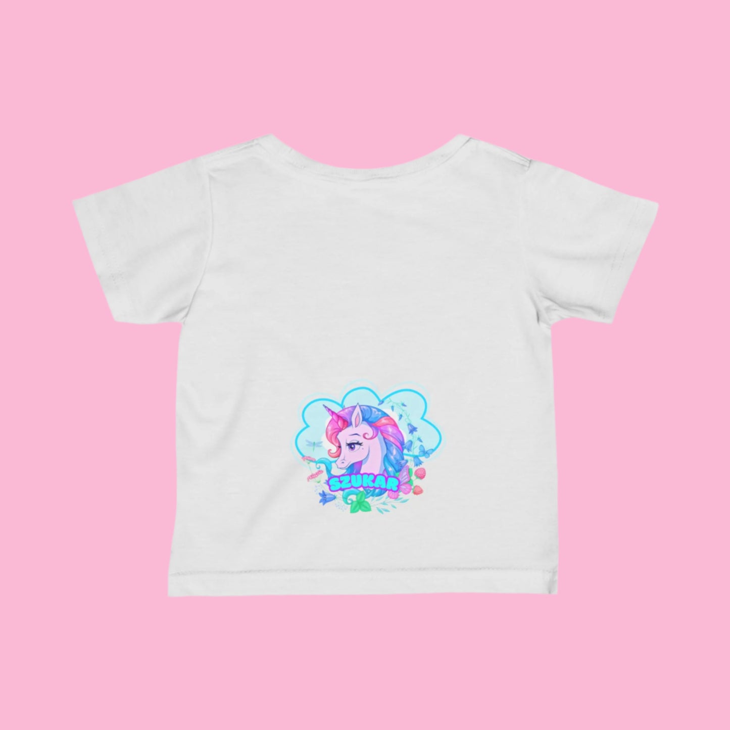 Soft and breathable kids’ t-shirt with a lively unicorn print perfect for everyday adventures.