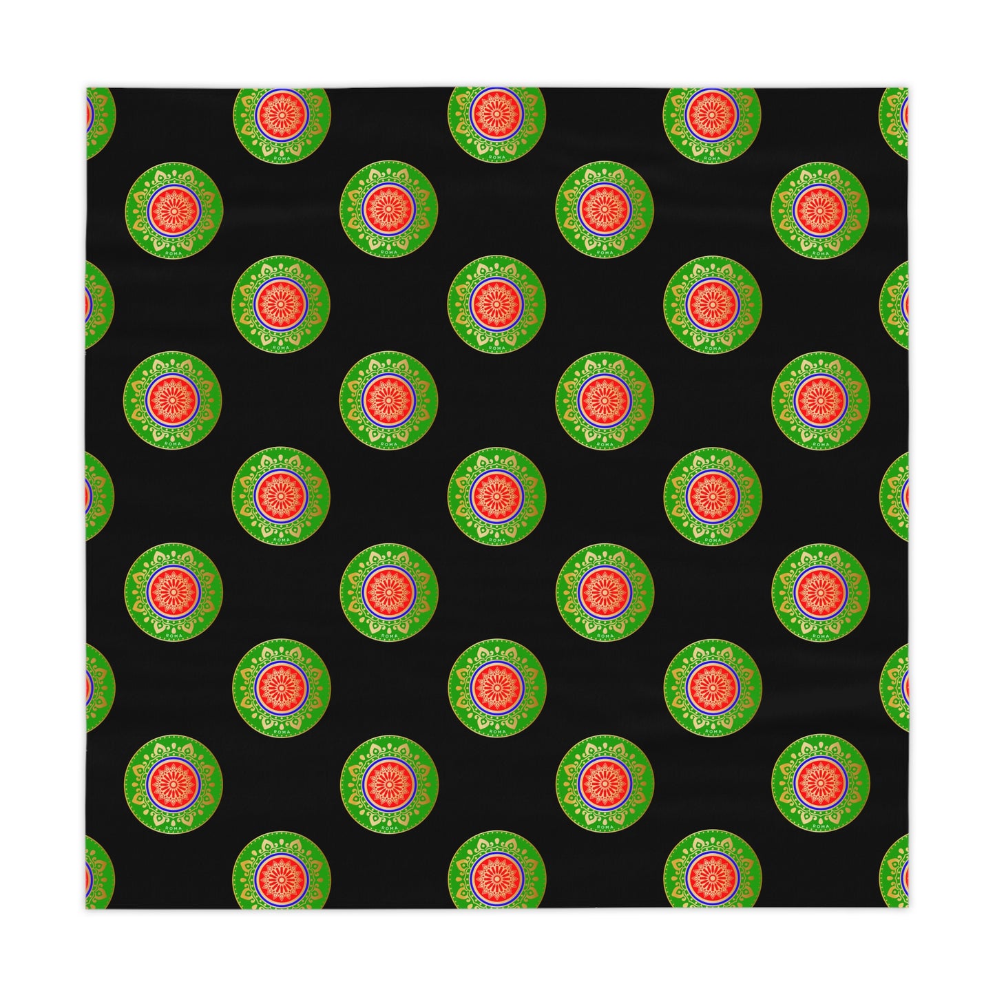 Bold & Stylish 55" Szukar Roma Tablecloth – Custom Full Print, Easy-Care