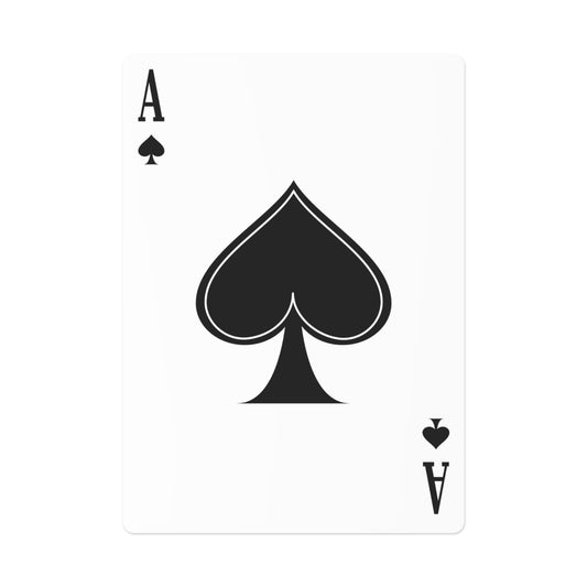 Single poker joker card laid flat, featuring playful graphics.