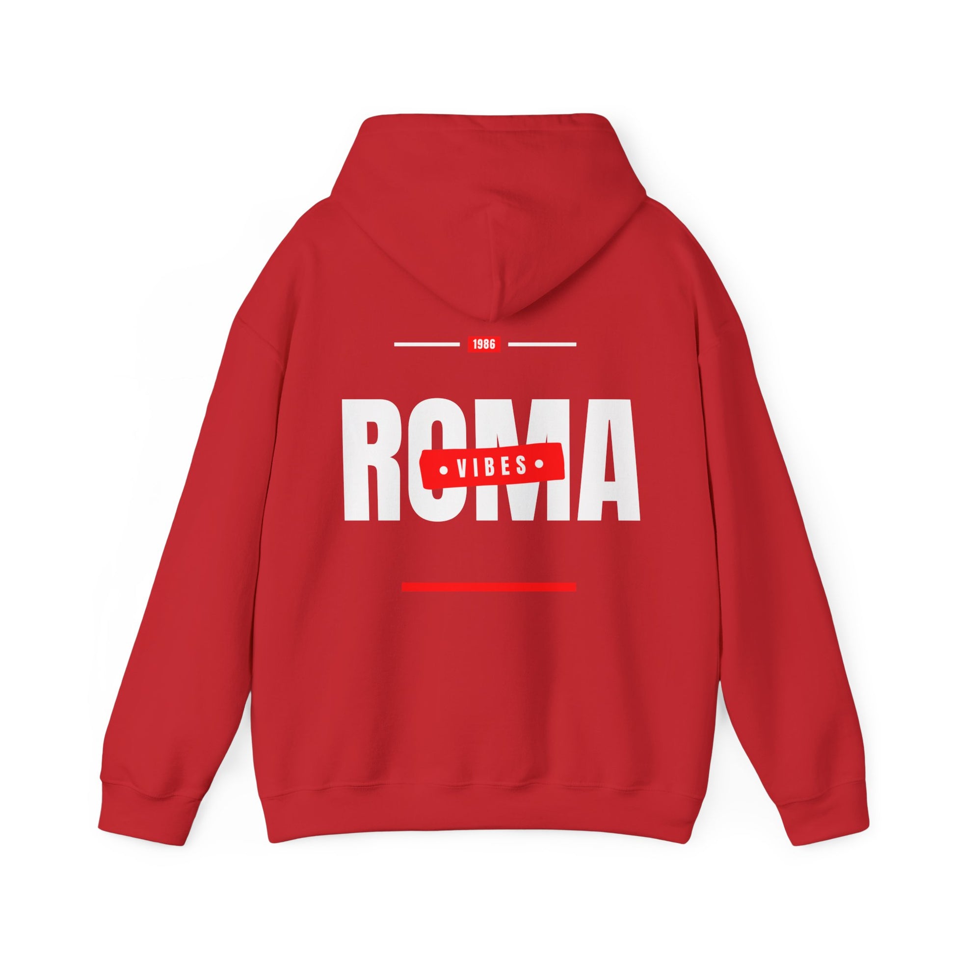 red back hoodie roma design