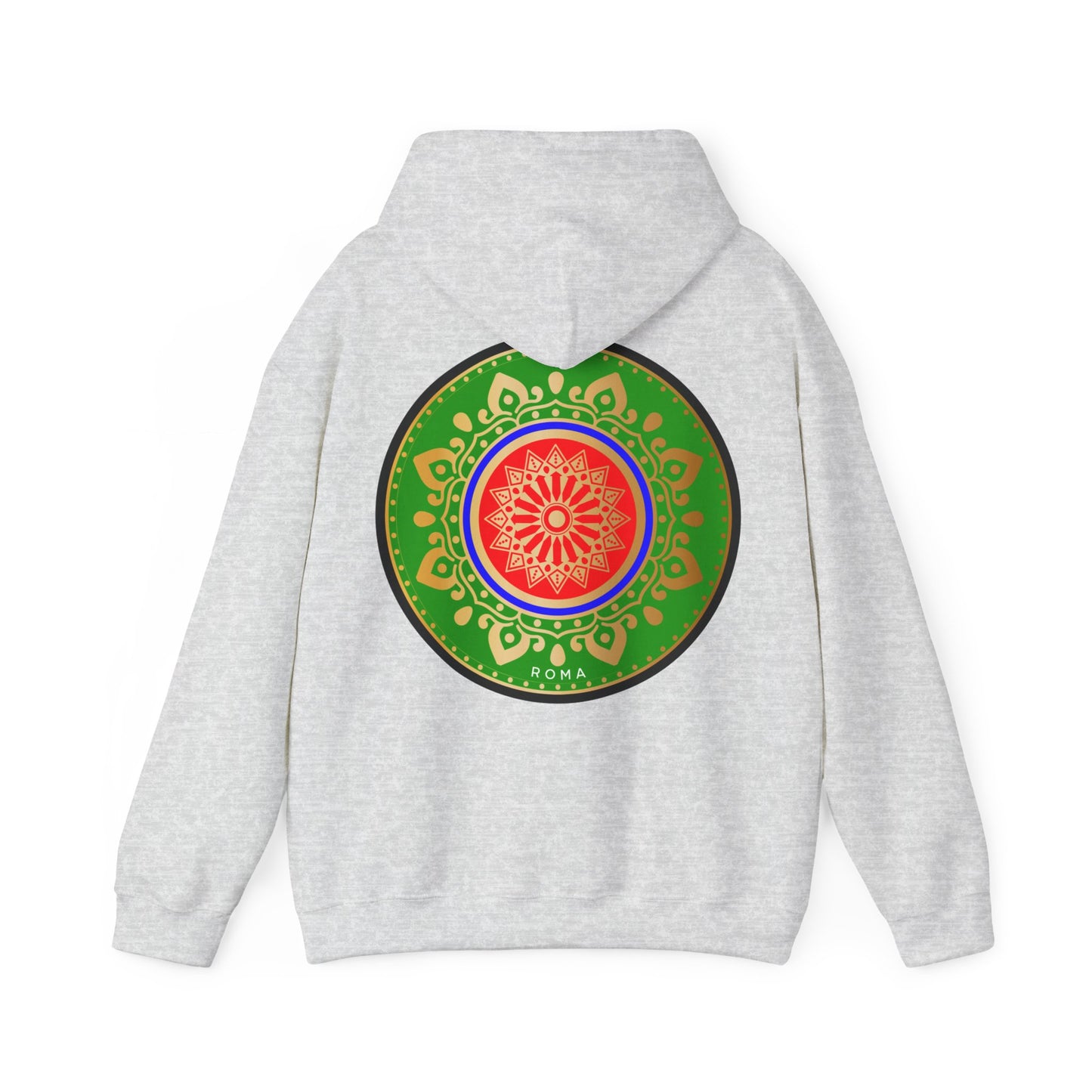 Streetwear hoodie featuring bold Roma sketch in Circle design fashion