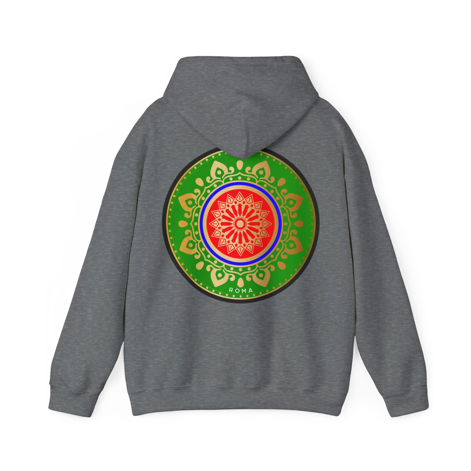 gray back hoodie szukar roma sketch design