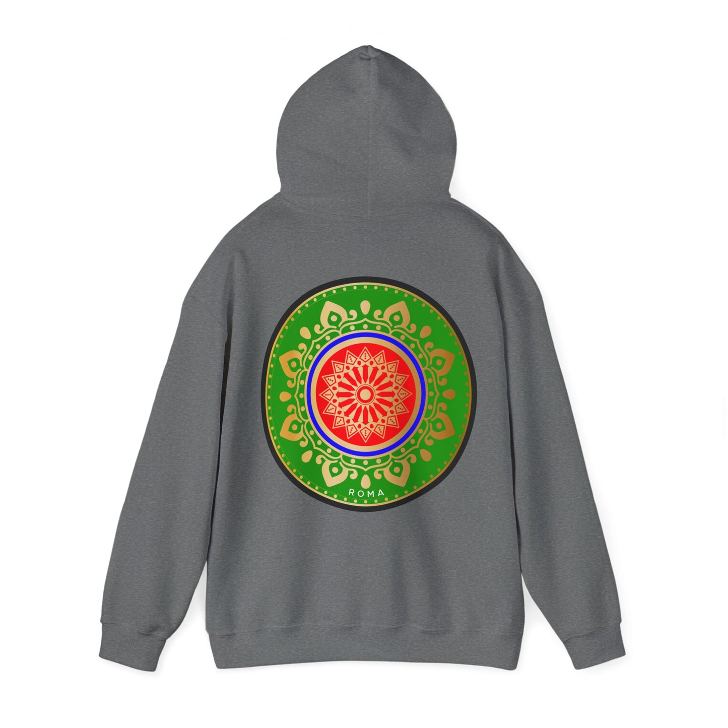gray back hoodie szukar roma sketch design