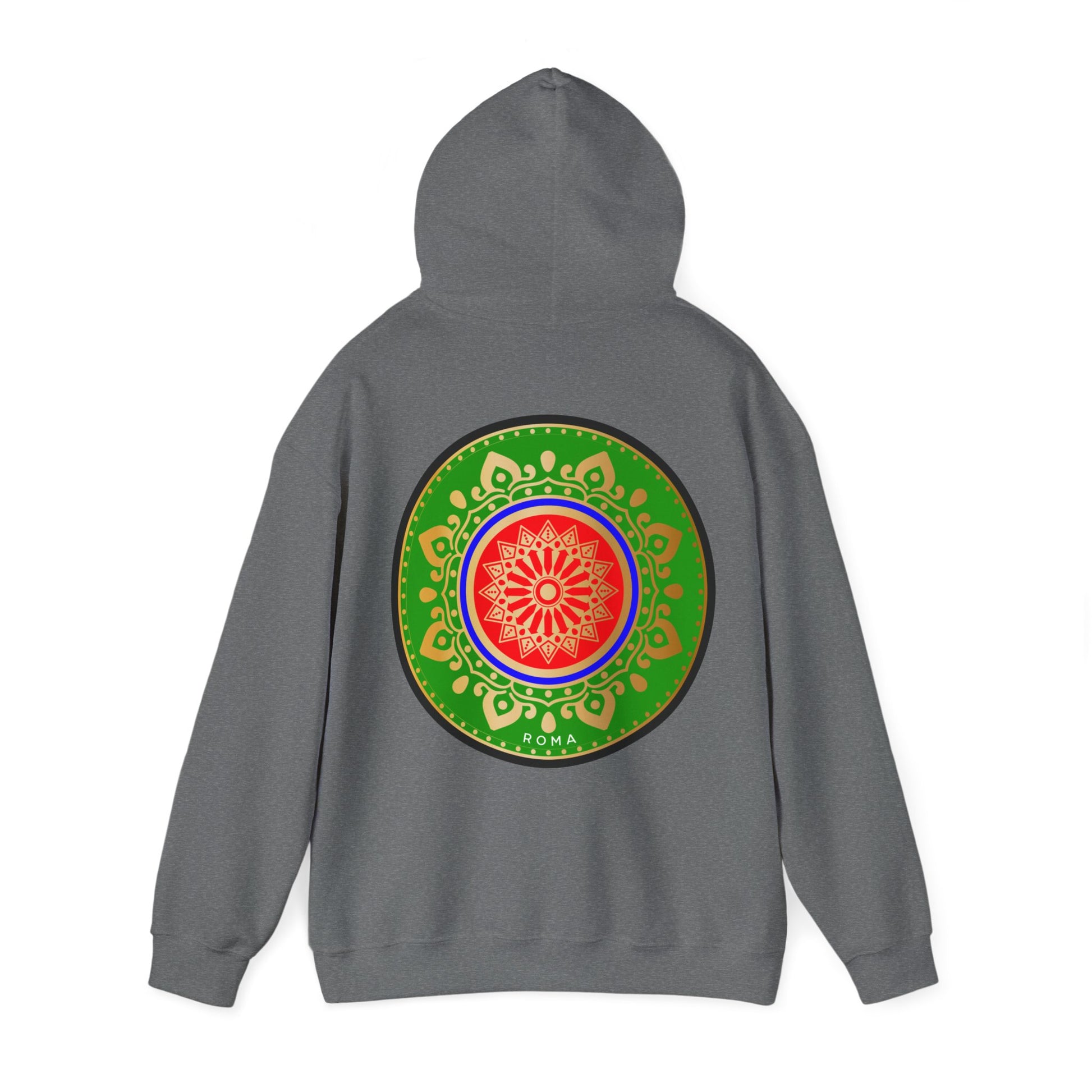 gray back hoodie szukar roma sketch design