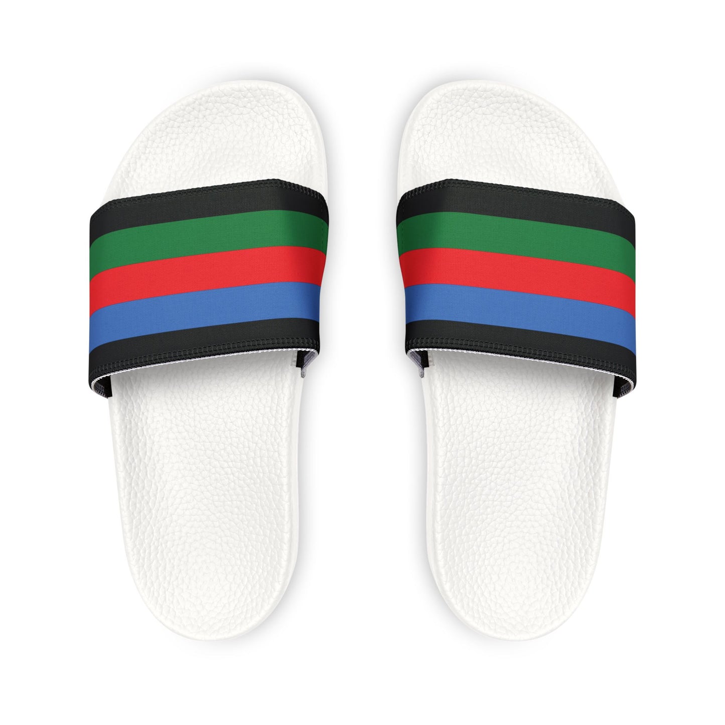 Bold Roma slipper with symbolic red and gold color scheme for cultural flair.

