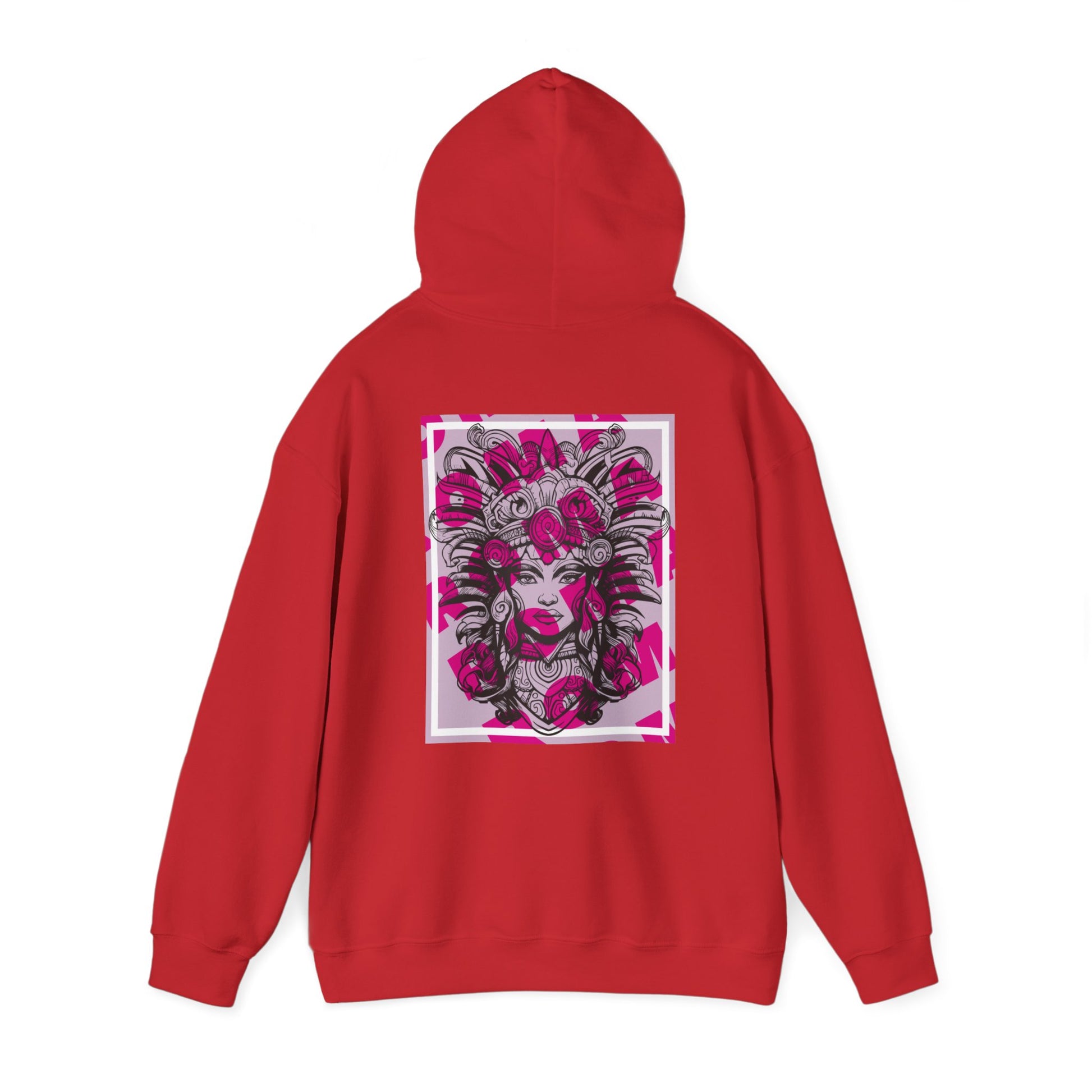 Cozy hoodie printed with a detailed close-up of a girl’s face, capturing a moment of quiet strength.

