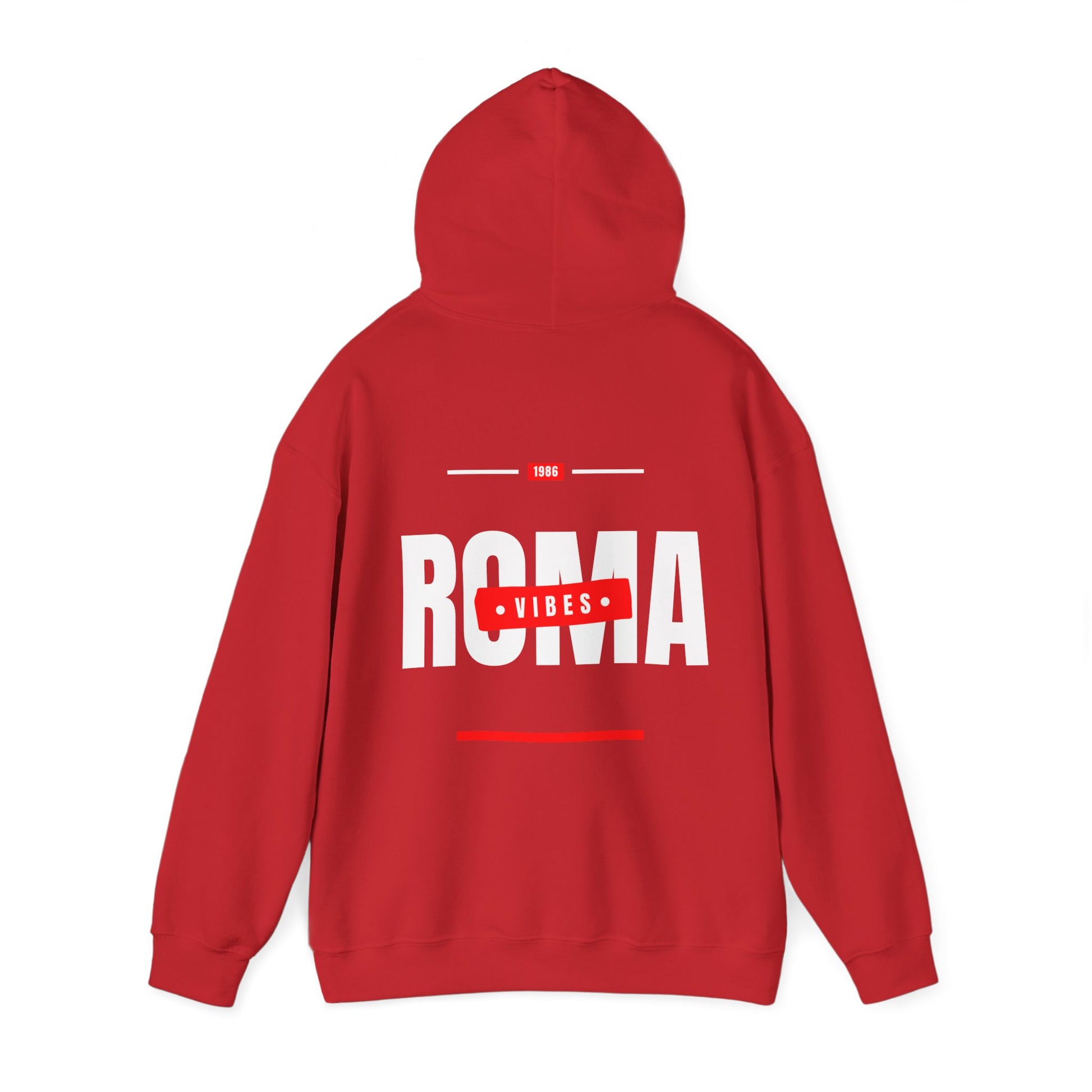 red back hoodie roma design