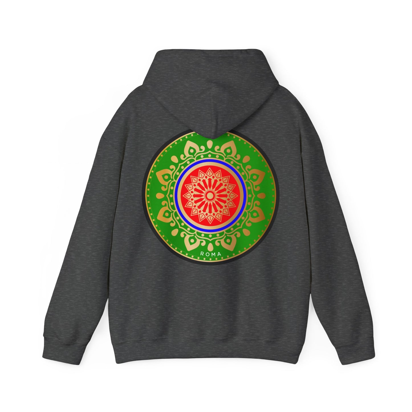 dark gray back hoodie szukar roma sketch design