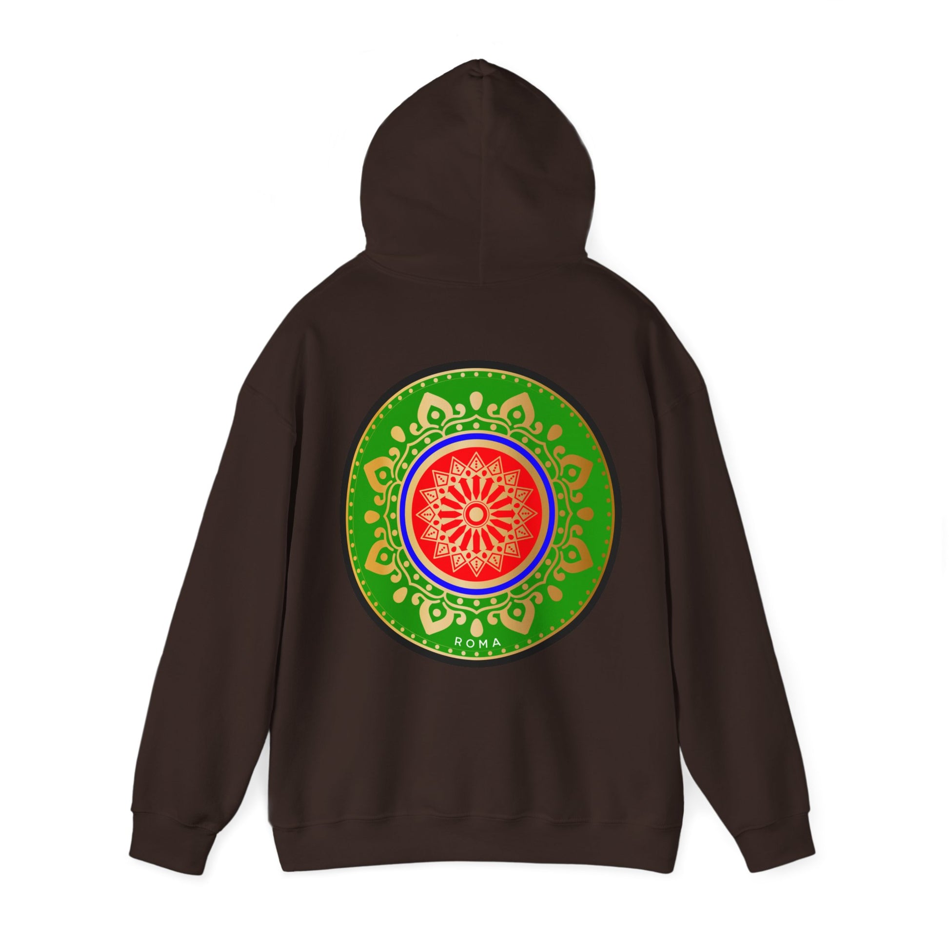 brown back hoodie szukar roma sketch design