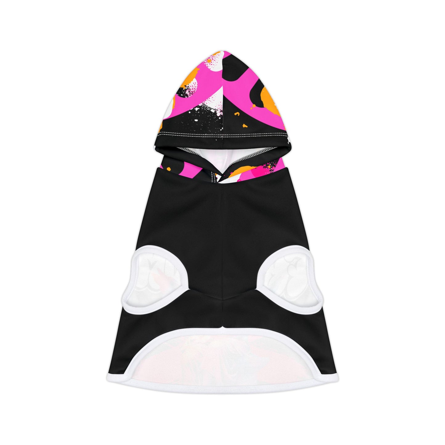 black freedom angel roma sketch design pet hoodie