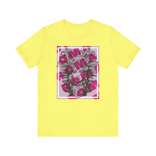 Streetwear t-shirt with distressed GADJI letters in classic Roma-style typography.