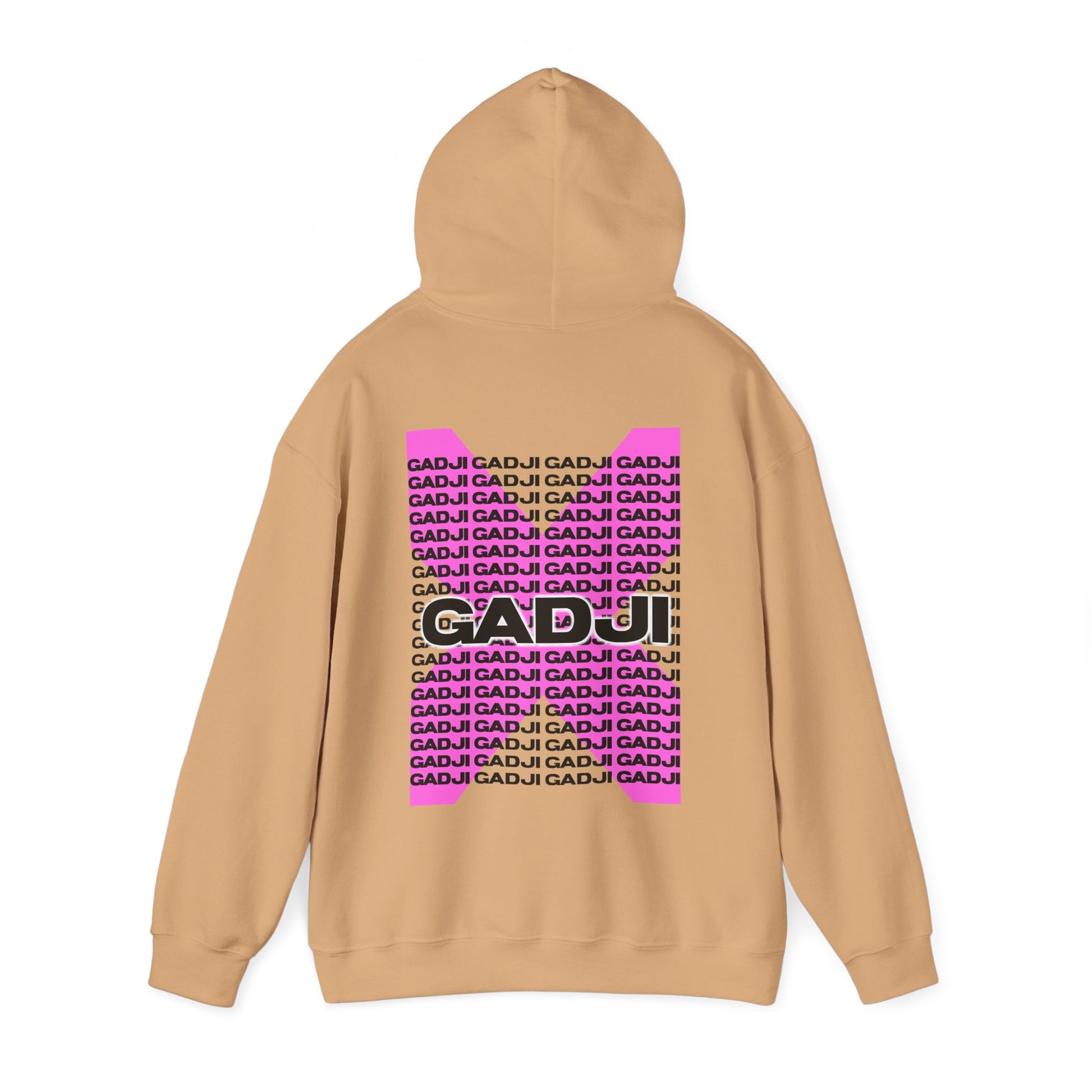Unisex hoodie with hand-drawn ROMA art in GADJI style