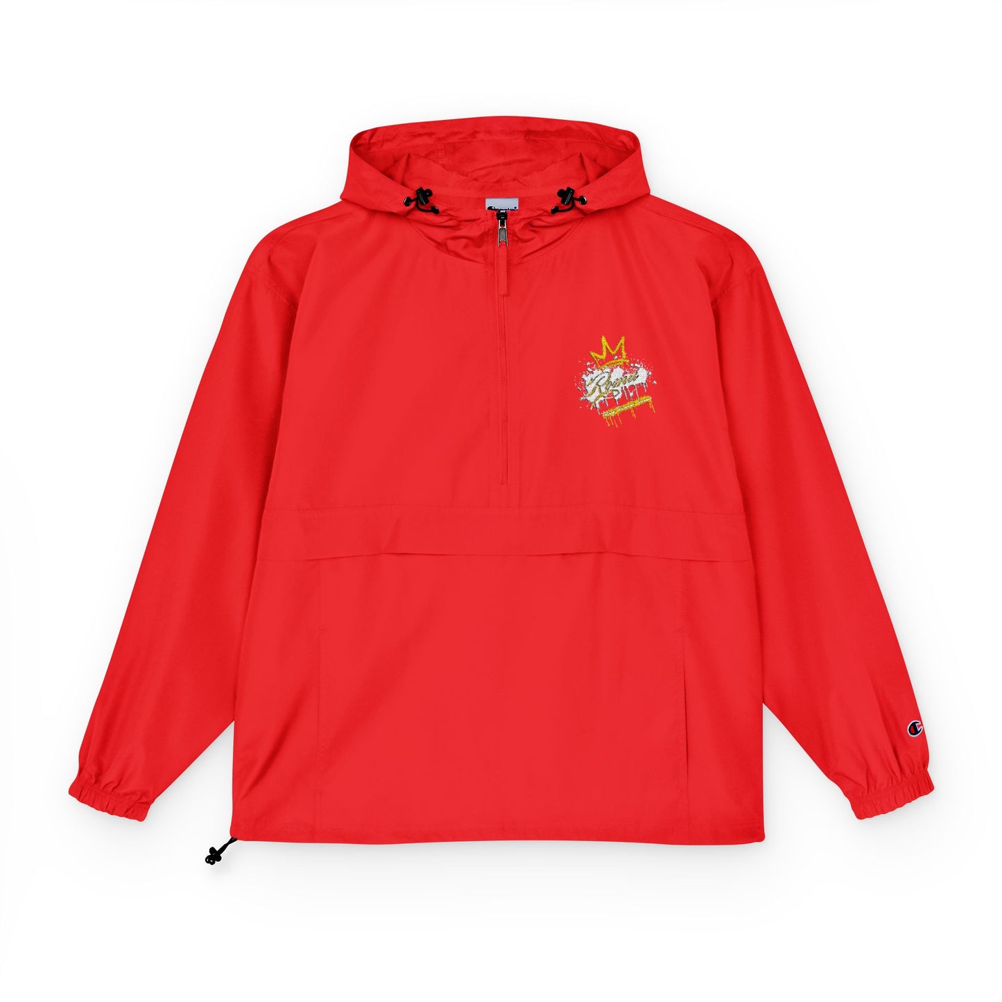 Unisex jacket with a neutral, blank look for versatile wear.