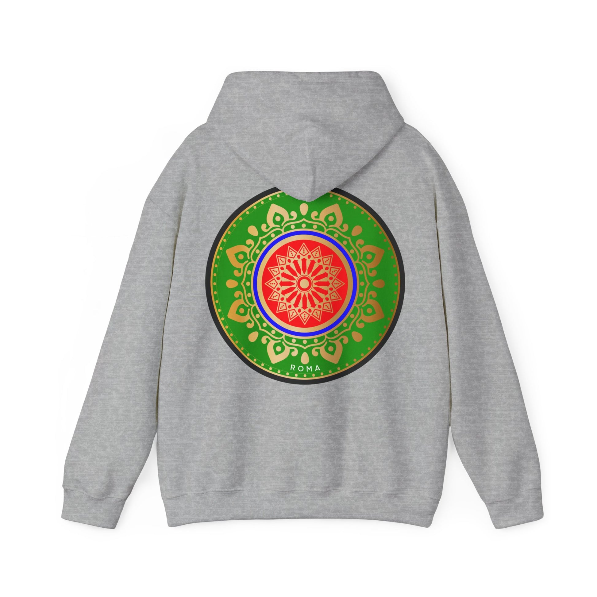 gray back hoodie szukar roma sketch design