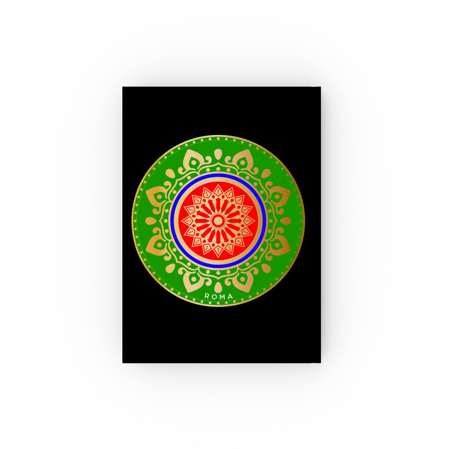 Lined journal featuring a minimalist ROMA design with clean serif typography.