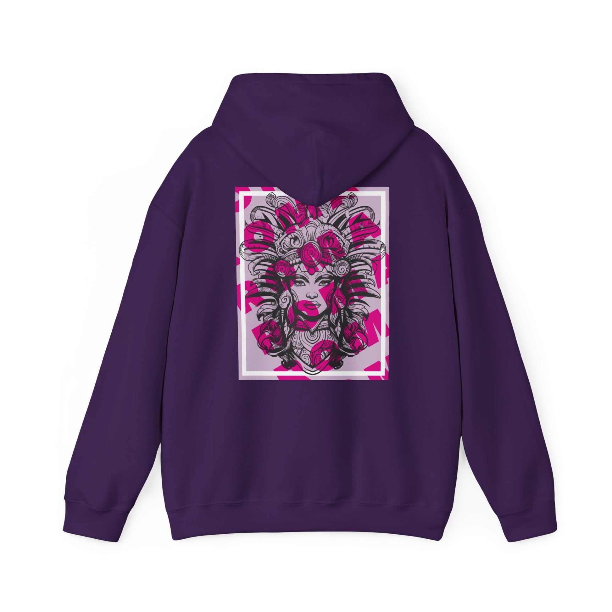 Hoodie with a minimalist yet detailed close-up of a girl’s face, emphasizing natural features.

