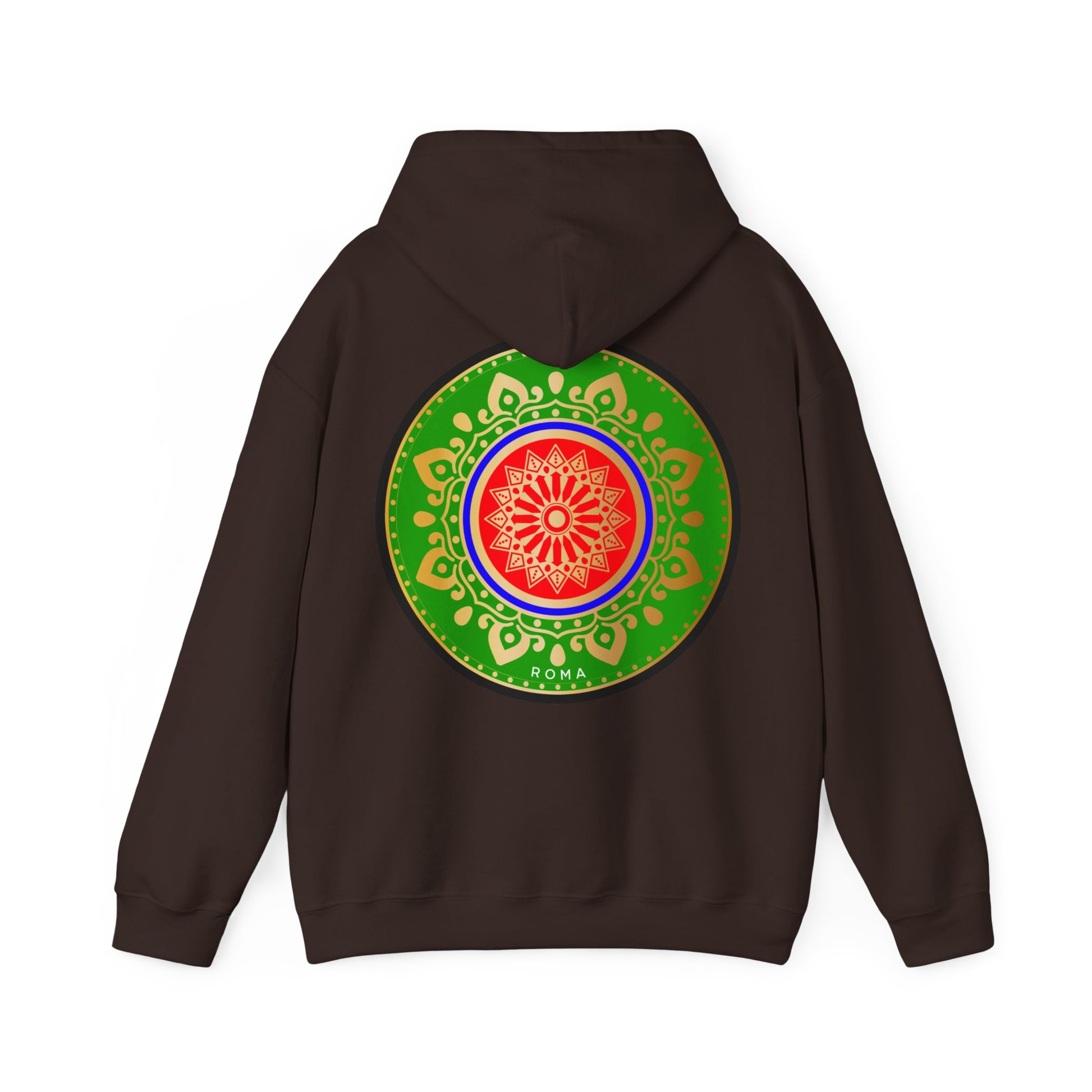 brown back hoodie szukar roma sketch design