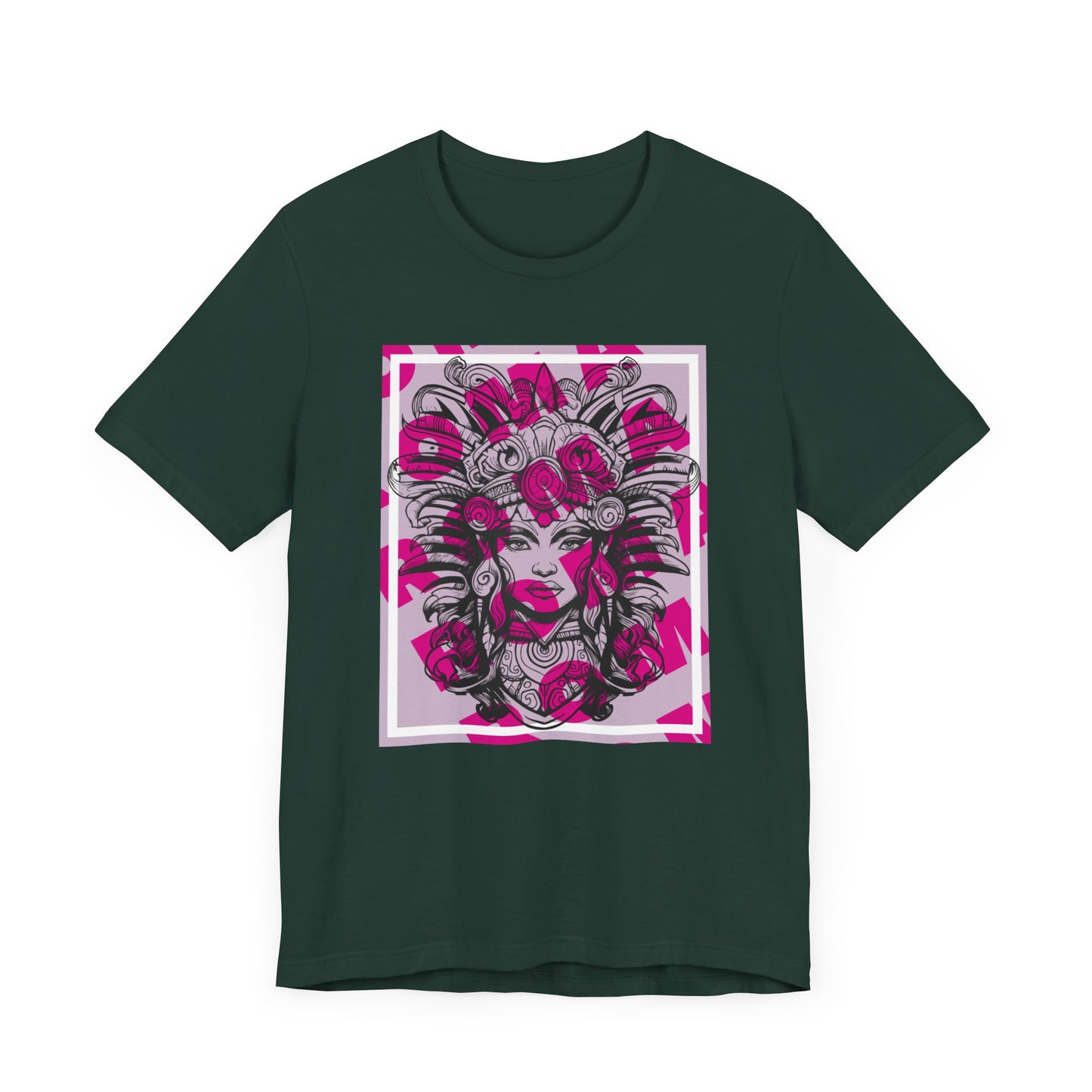 Short sleeve shirt showcasing GADJI lettering with a vintage stone engraving effect.