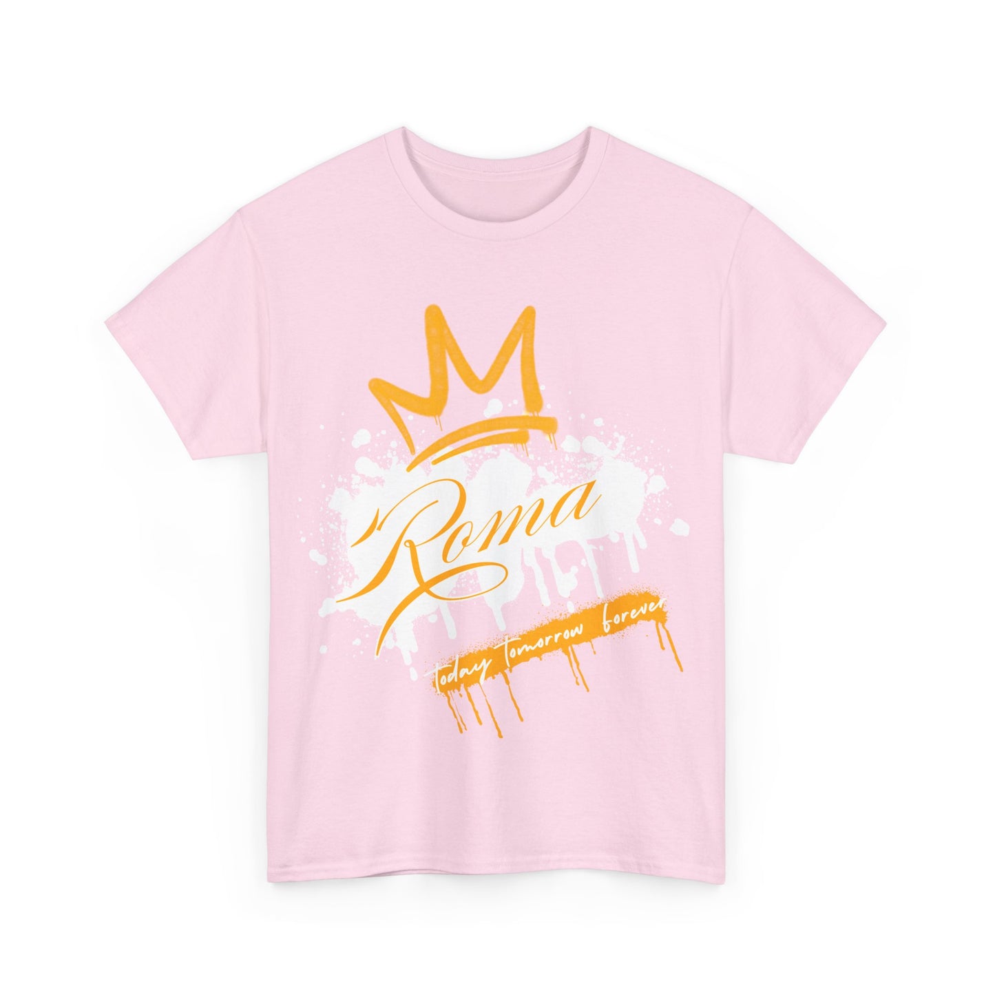 pink tee front crown sketch roma design