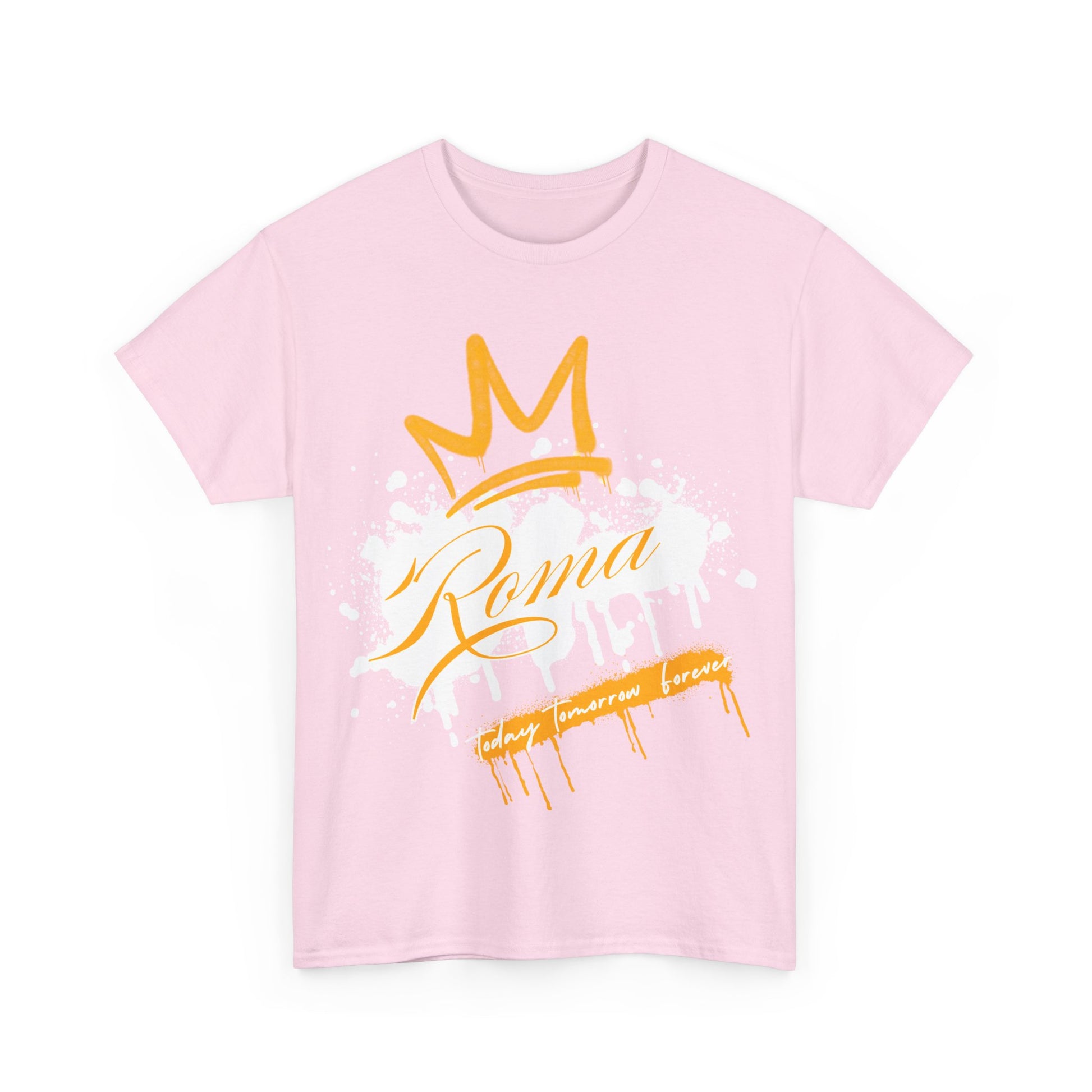 pink tee front crown sketch roma design