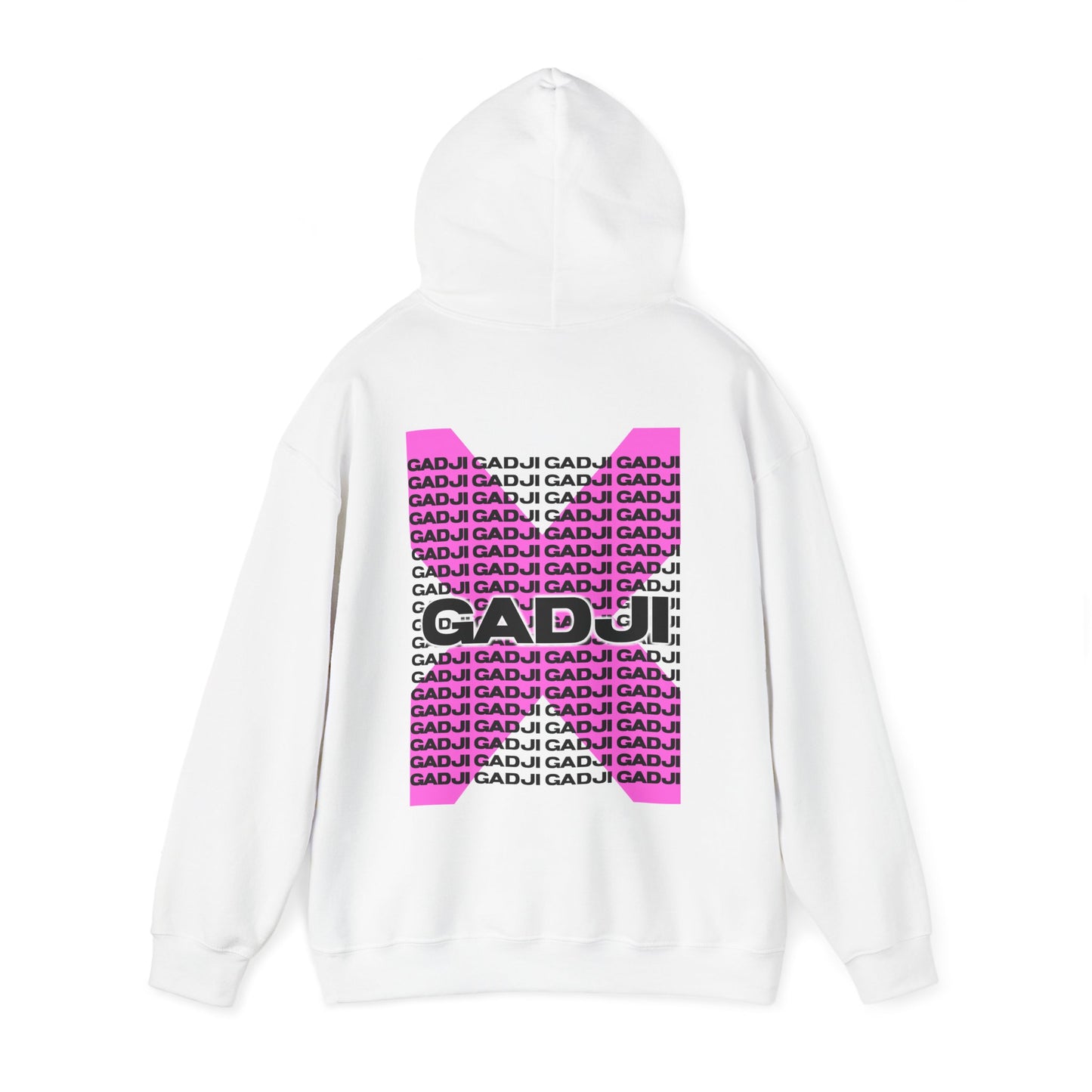 Hoodie with contemporary Roma sketch and streetwear feel