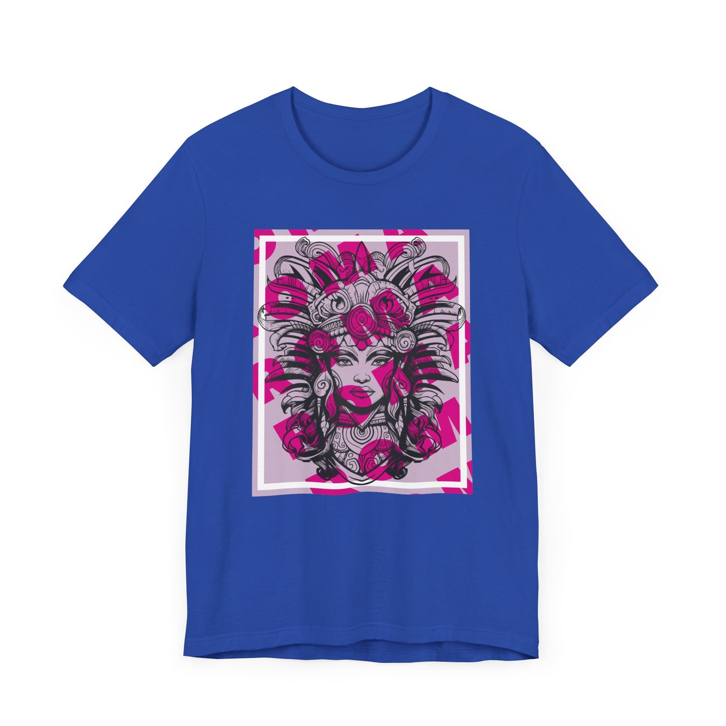 T-shirt showcasing GADJI lettering with a 3D embossed Roman inscription style.