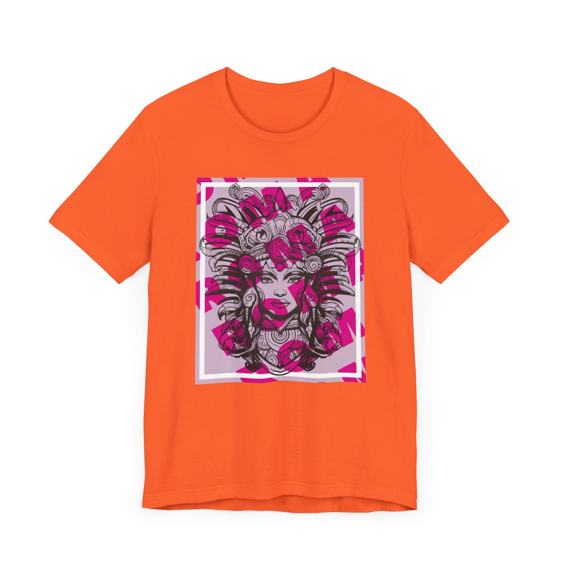 Fashion-forward shirt with GADJI text designed as if etched into stone, giving a rugged yet refined impression.