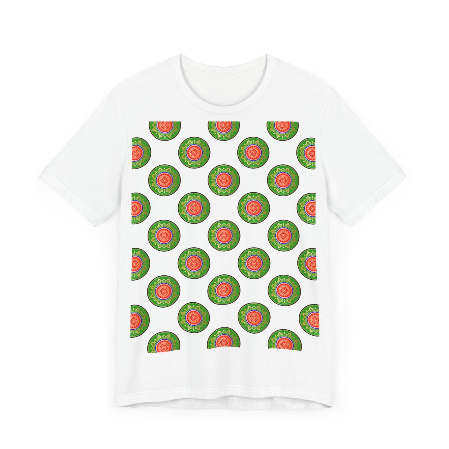 Comfortable short sleeve tee with Roma text enclosed in a decorative circle.