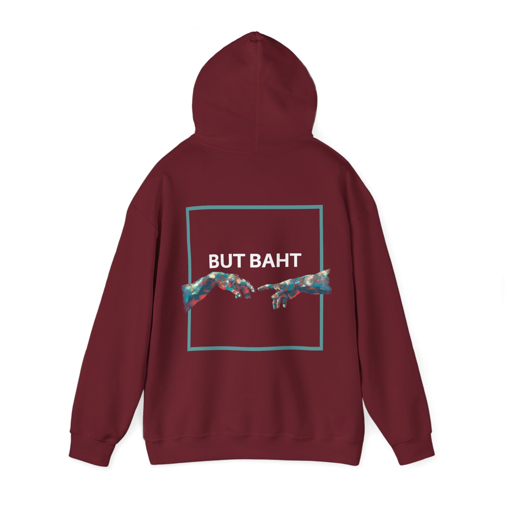 Modern hoodie featuring a girl image front and center, ‘ROMA’ text on top, with a background ‘VISION’ text design.