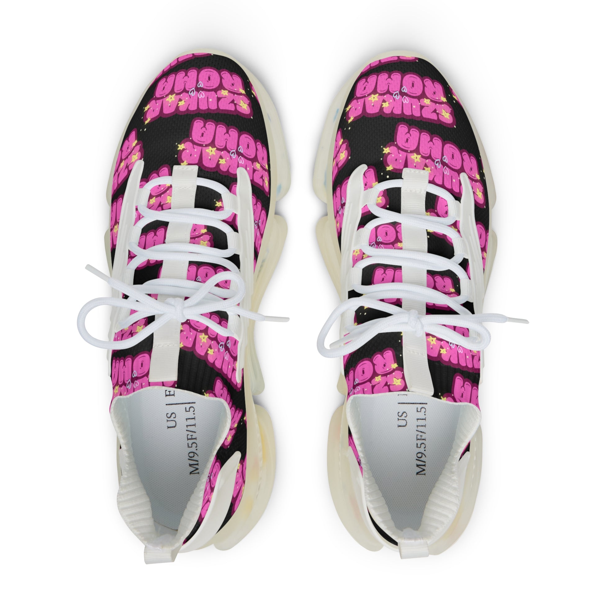 black pink szukar roma sketch design sneakers shoes