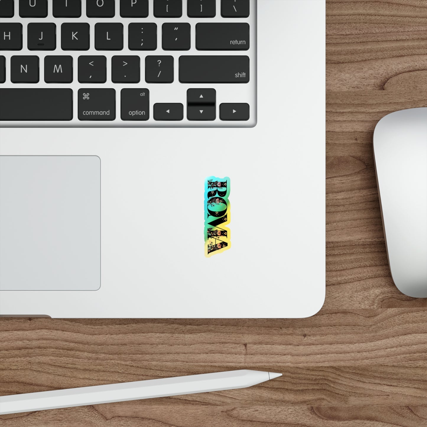 Minimalist Roma text sticker in black with clean lines and a slight italic slant.