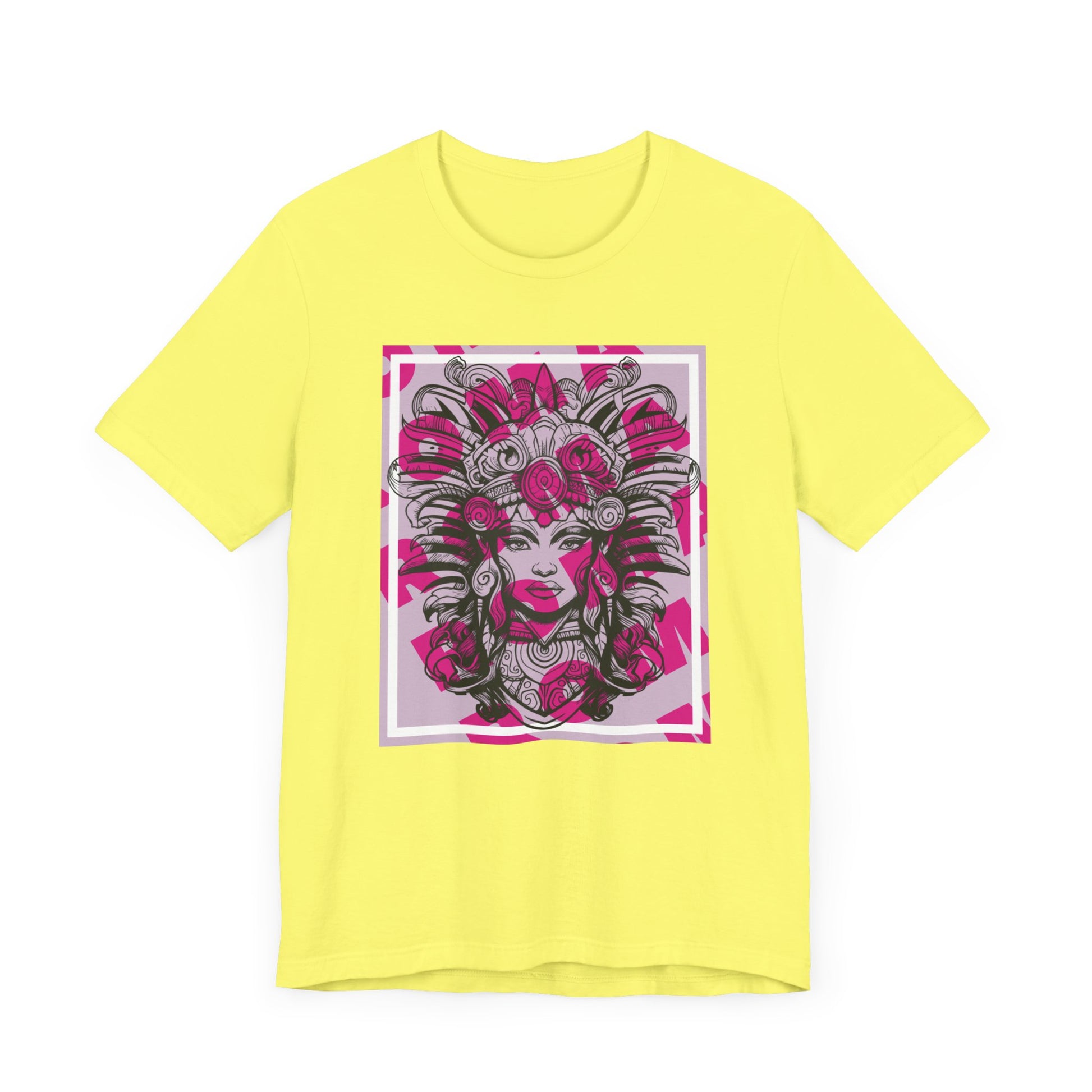 Street-style t-shirt with large GADJI text designed like ancient Roman carvings, paired with subtle shading for depth.