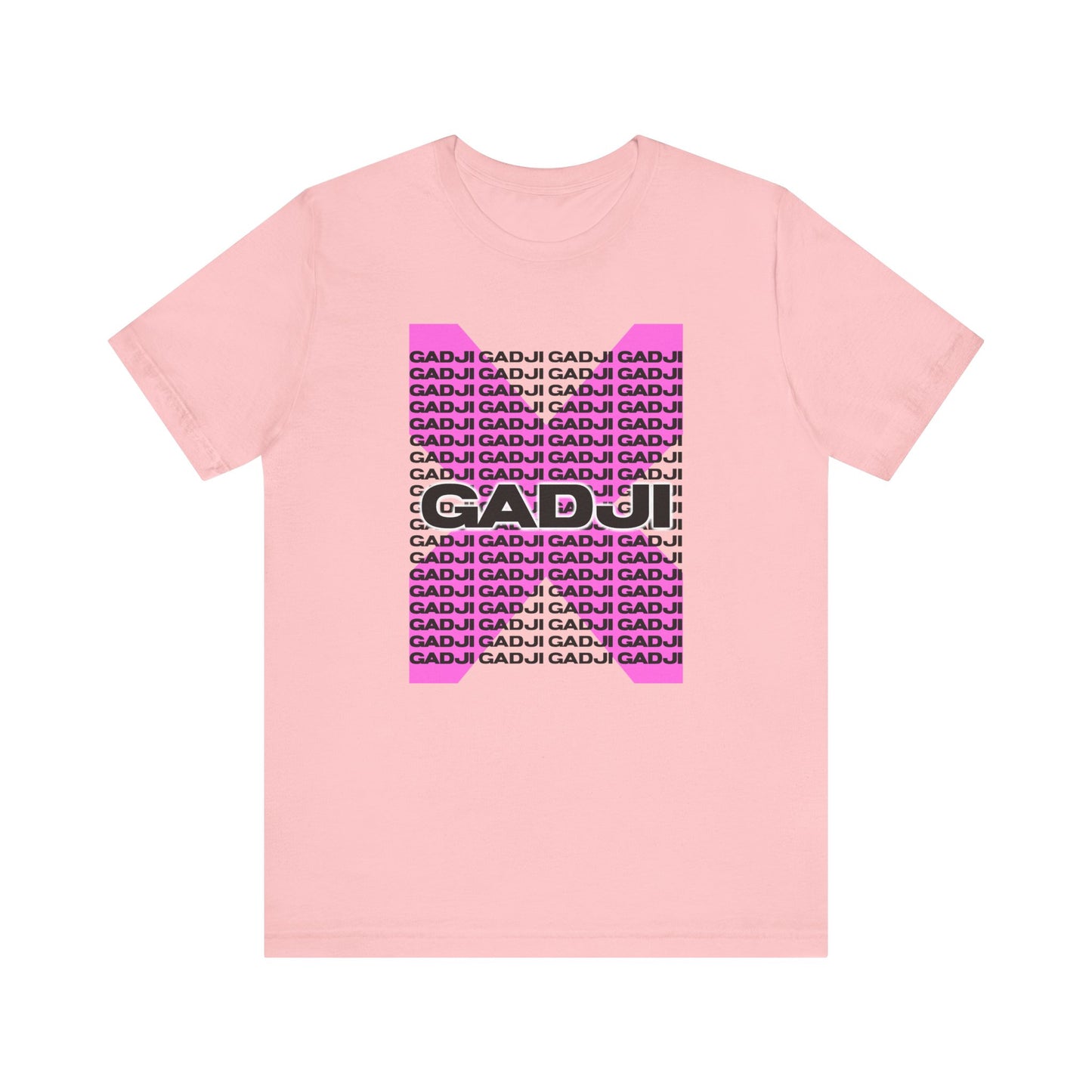 Slim-fit t-shirt for casual wear, highlighted by a striking GADJI wordmark across the chest.