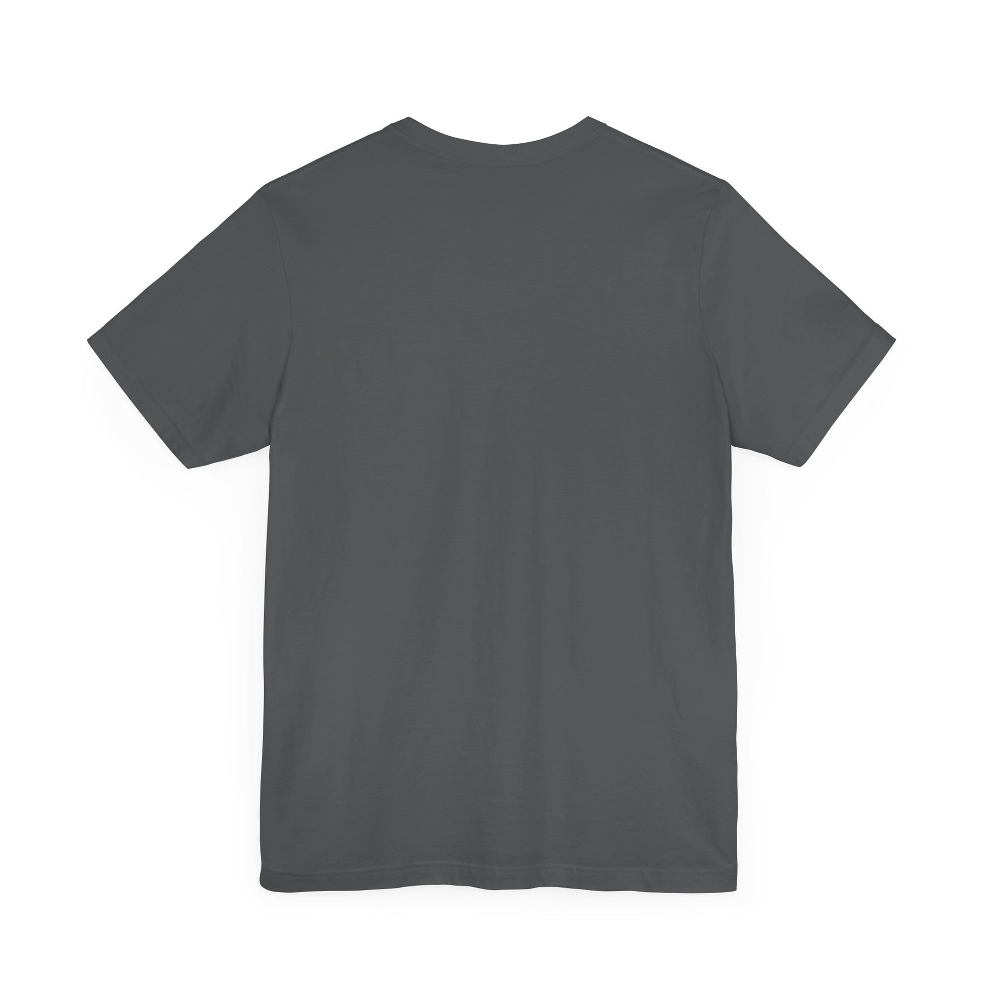Short sleeve shirt with GADJI text framed by subtle scrollwork inspired by ancient Roman art.