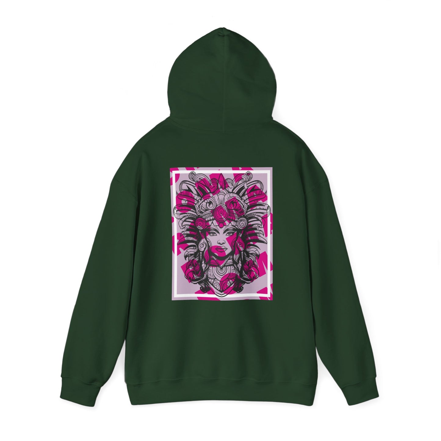 Hoodie adorned with a realistic close-up of a girl’s face, emphasizing her gentle gaze.

