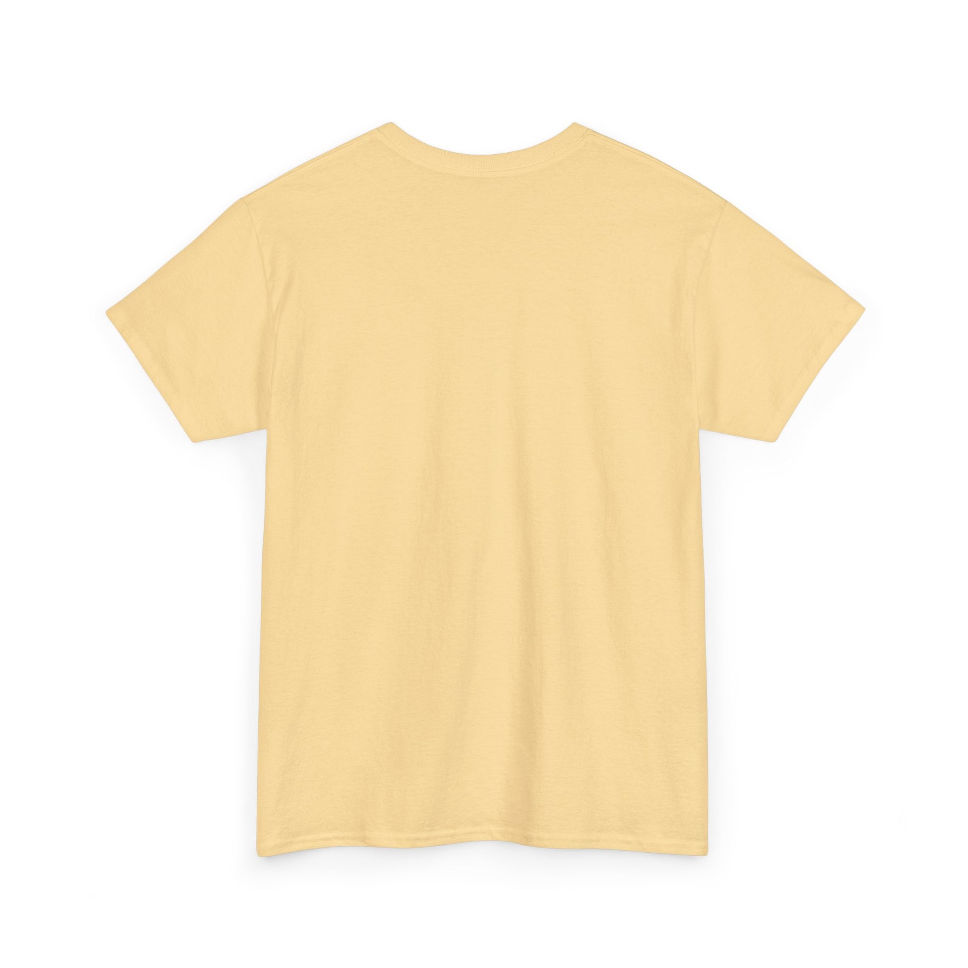 yellow plain tee back design
