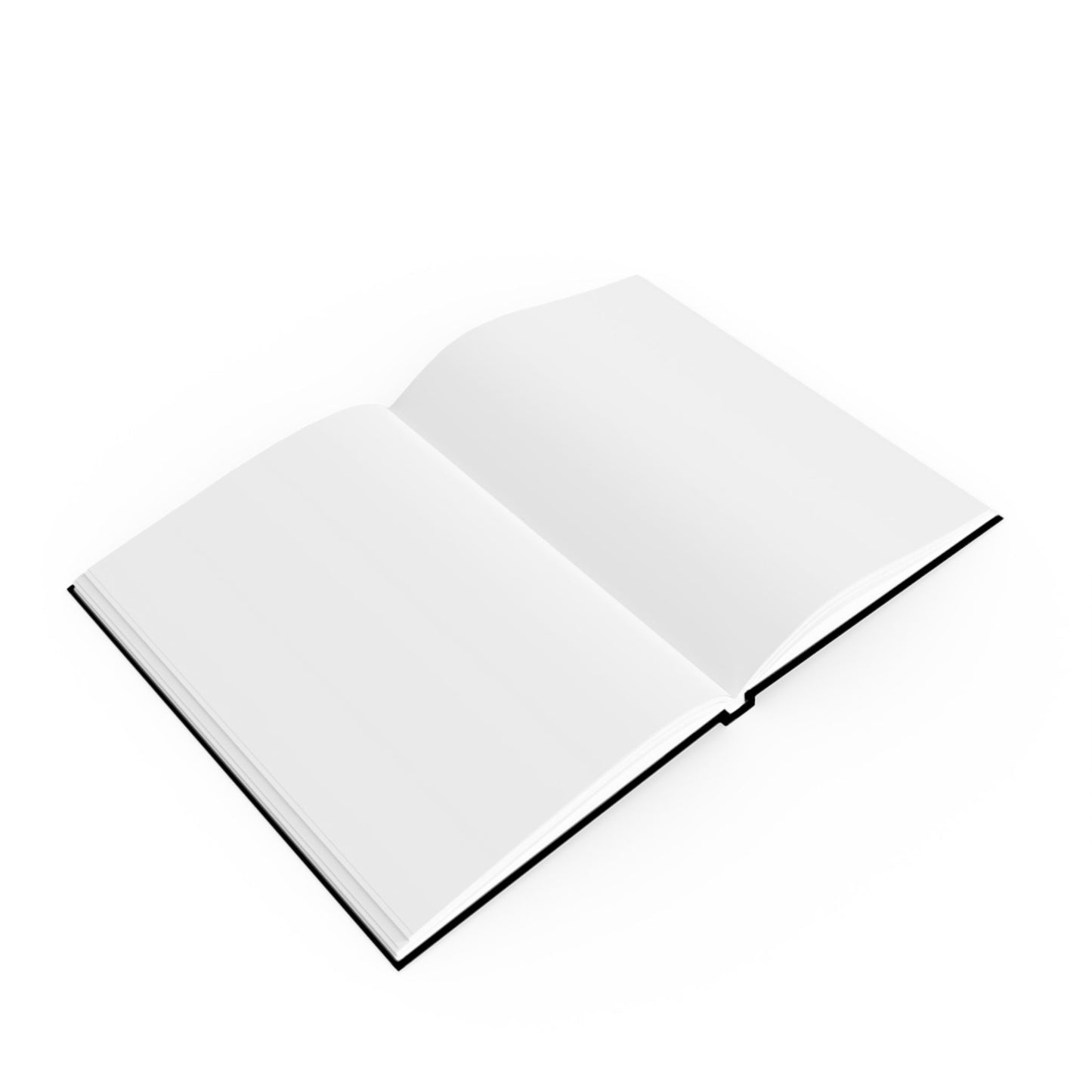 Hardcover journal with bold ROMA text embossed in gold on a matte black cover.