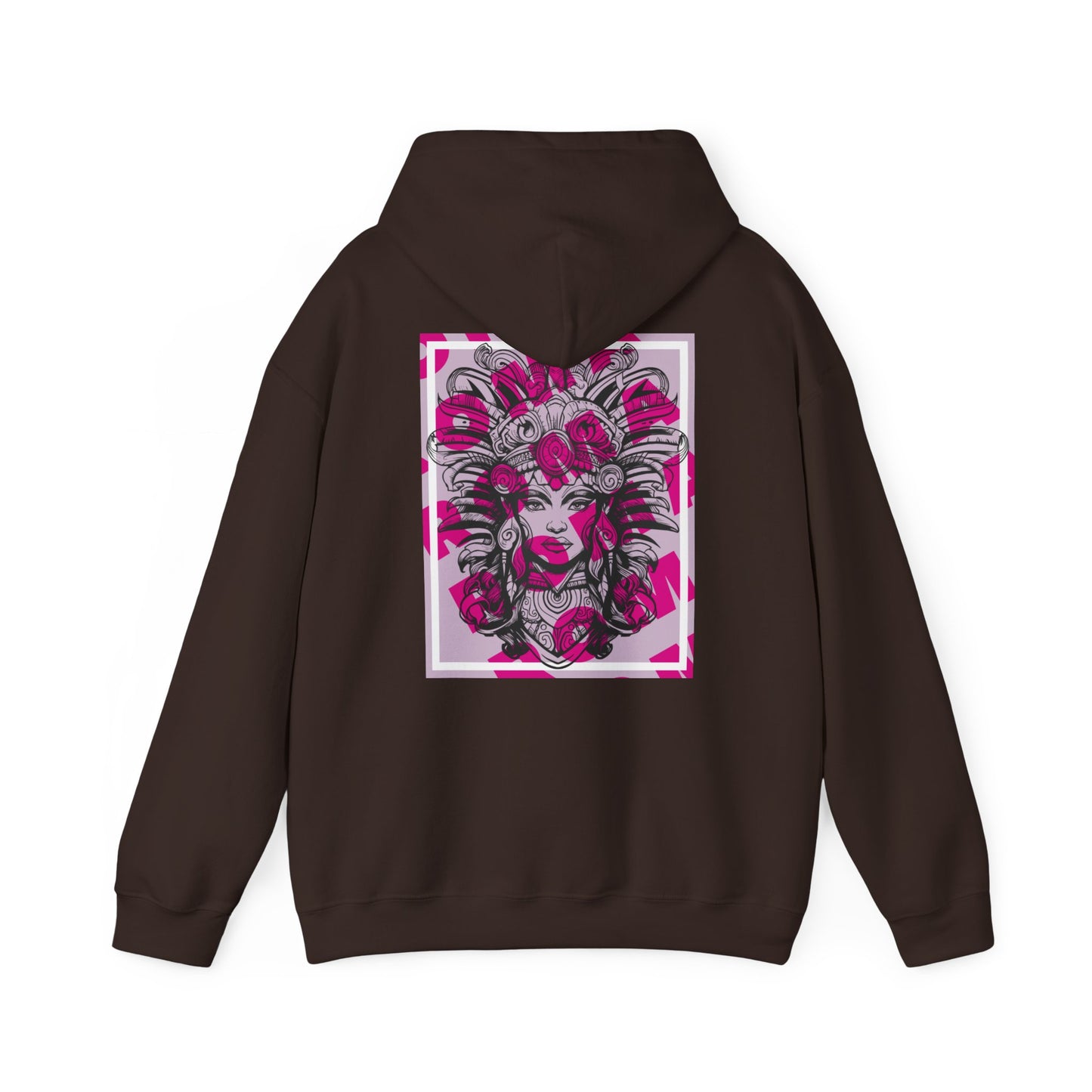 Hoodie design with a close-up of a girl’s face, emphasizing her eyes and natural beauty.

