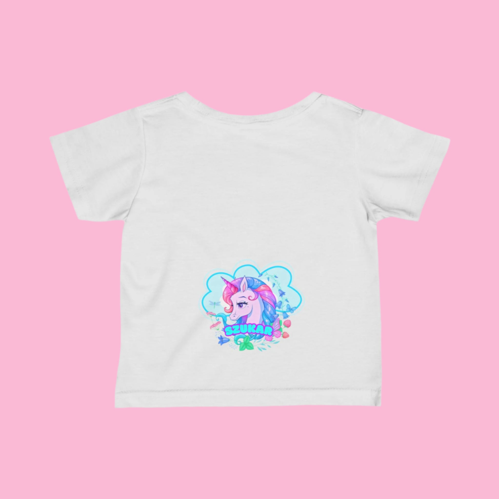 Soft and breathable kids’ t-shirt with a lively unicorn print perfect for everyday adventures.

