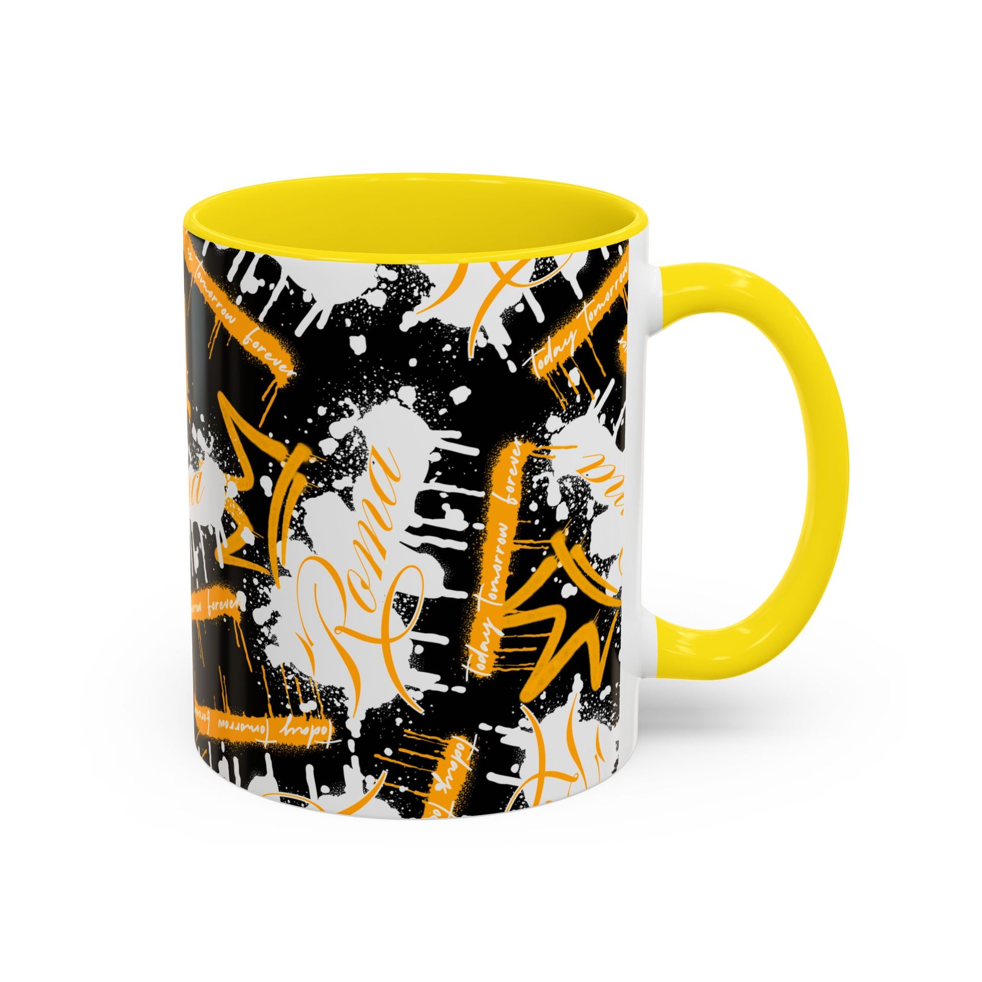 Simple mug featuring ROMA text in an elegant, contemporary style.

