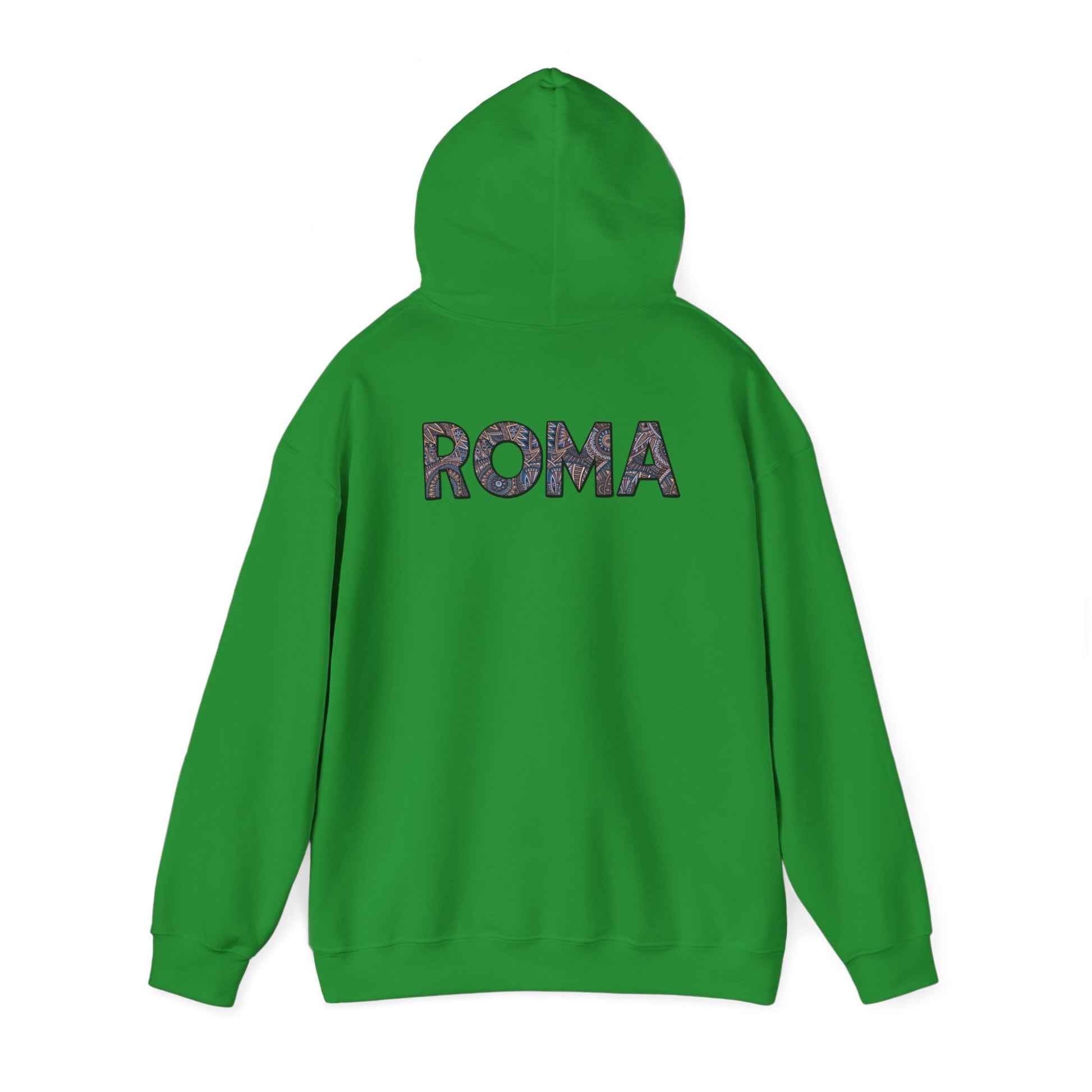 Everyday hoodie with signature ROMA design — blending heritage with modern fashion.