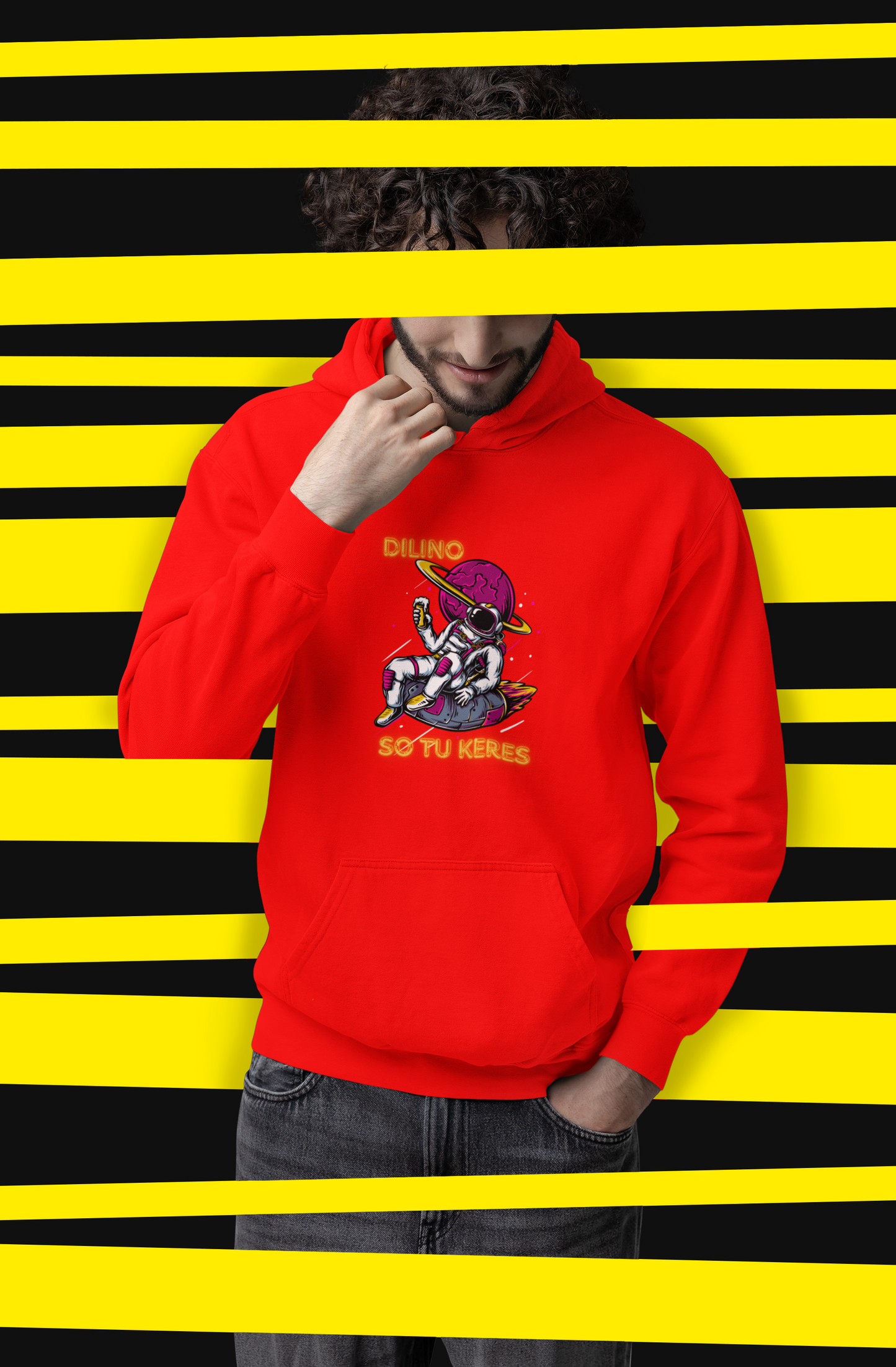 comfort-colors-hoodie-mockup-of-a-man-featuring-colorful-and-geometric-lines-