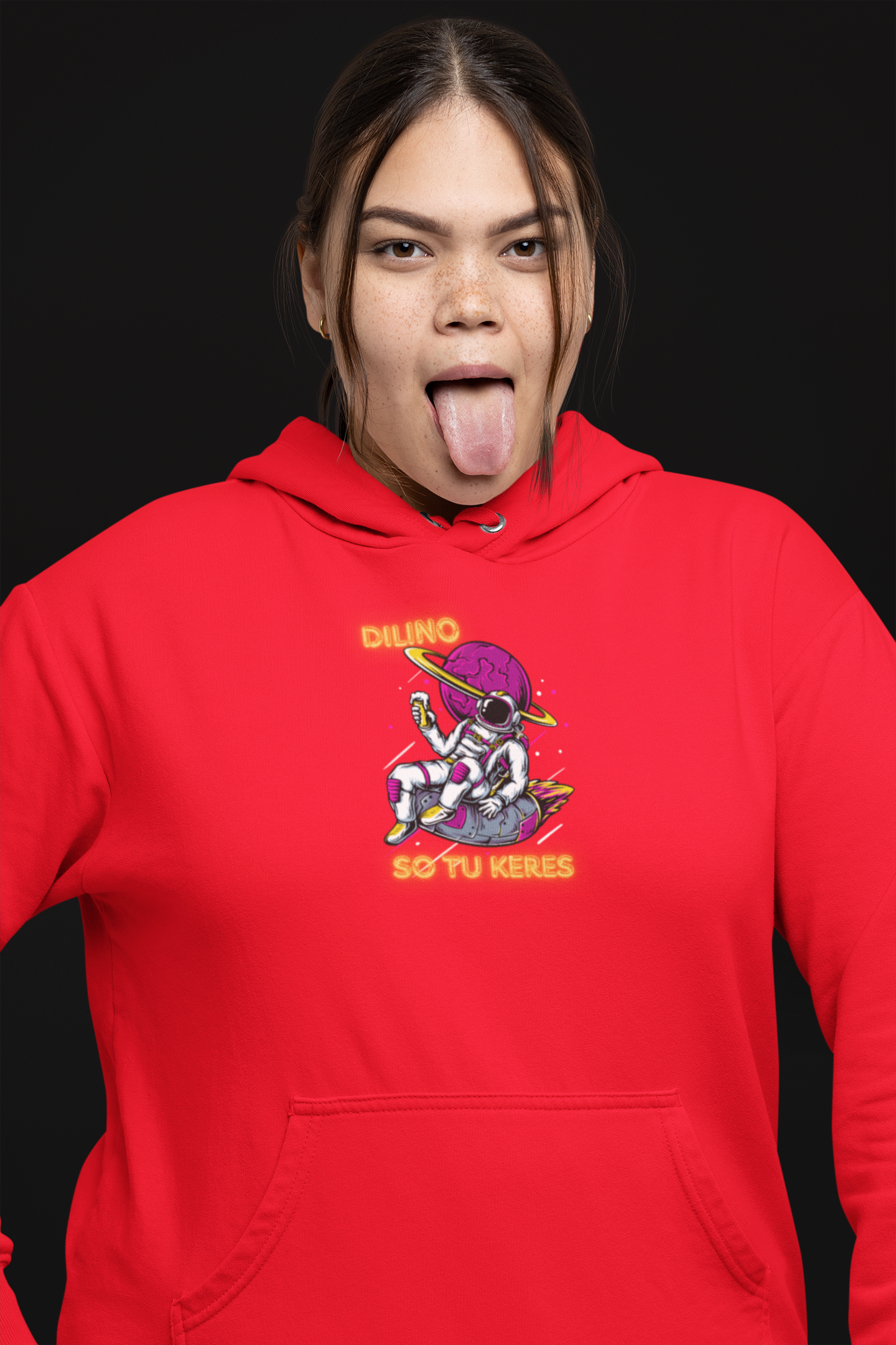 mockup-of-a-woman-sticking-her-tongue-out-while-wearing-a-hoodie