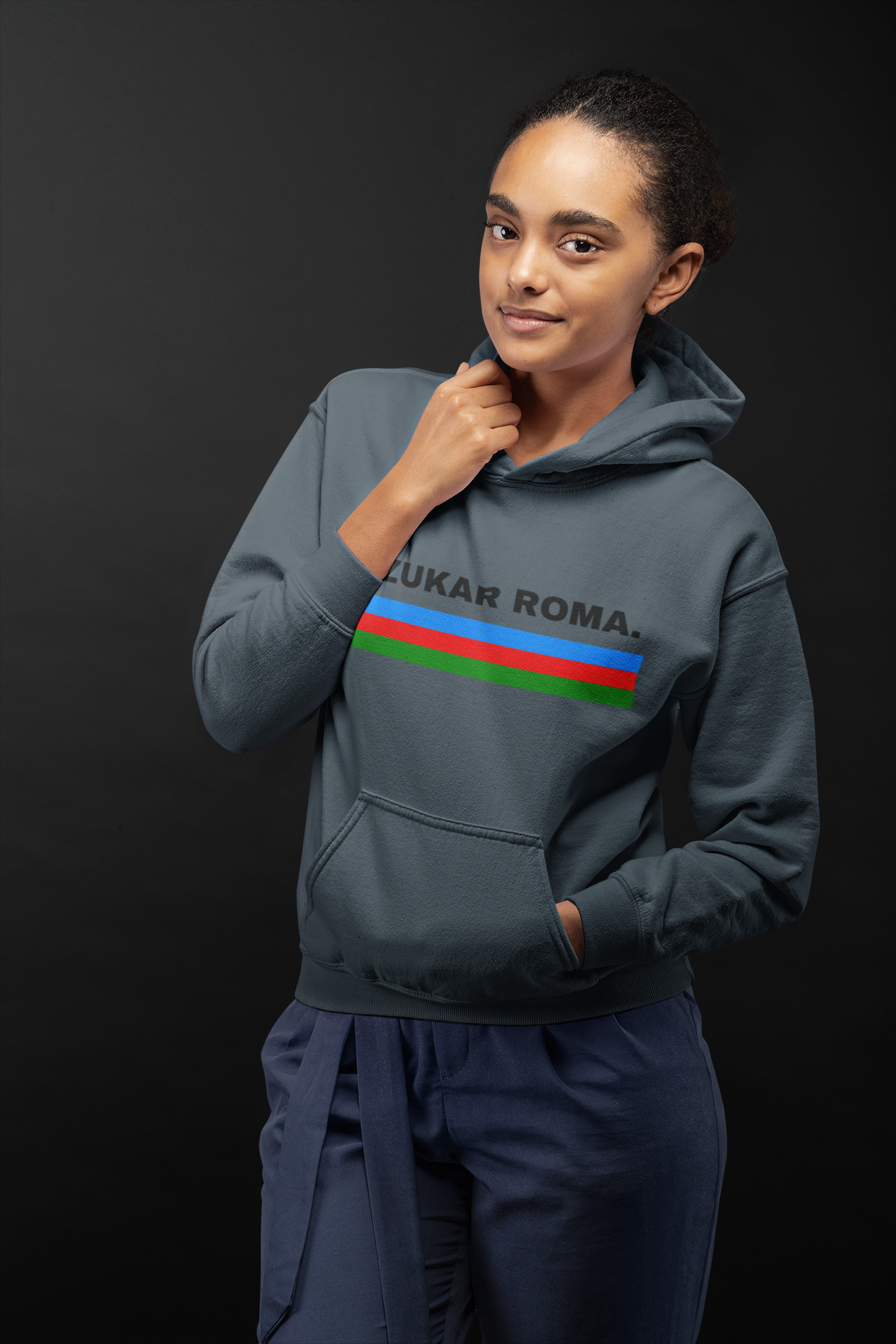 mockup-of-a-woman-wearing-a-pullover-hoodie-in-a-studio